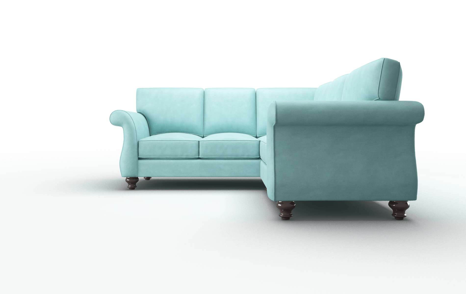 Pisa Avalon_hp Aqua Sectional espresso legs 5