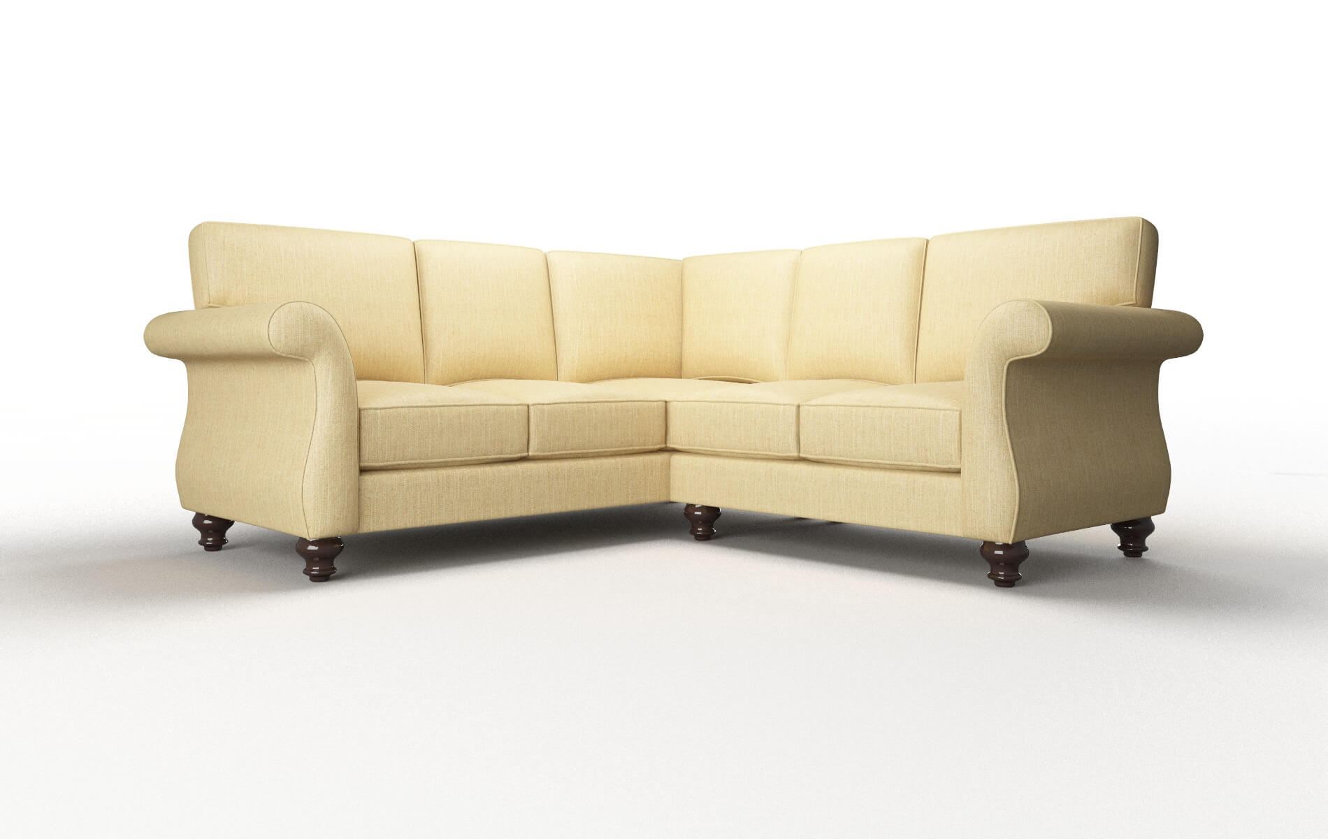 Pisa Avalon_hp Ginger Sectional espresso legs 1