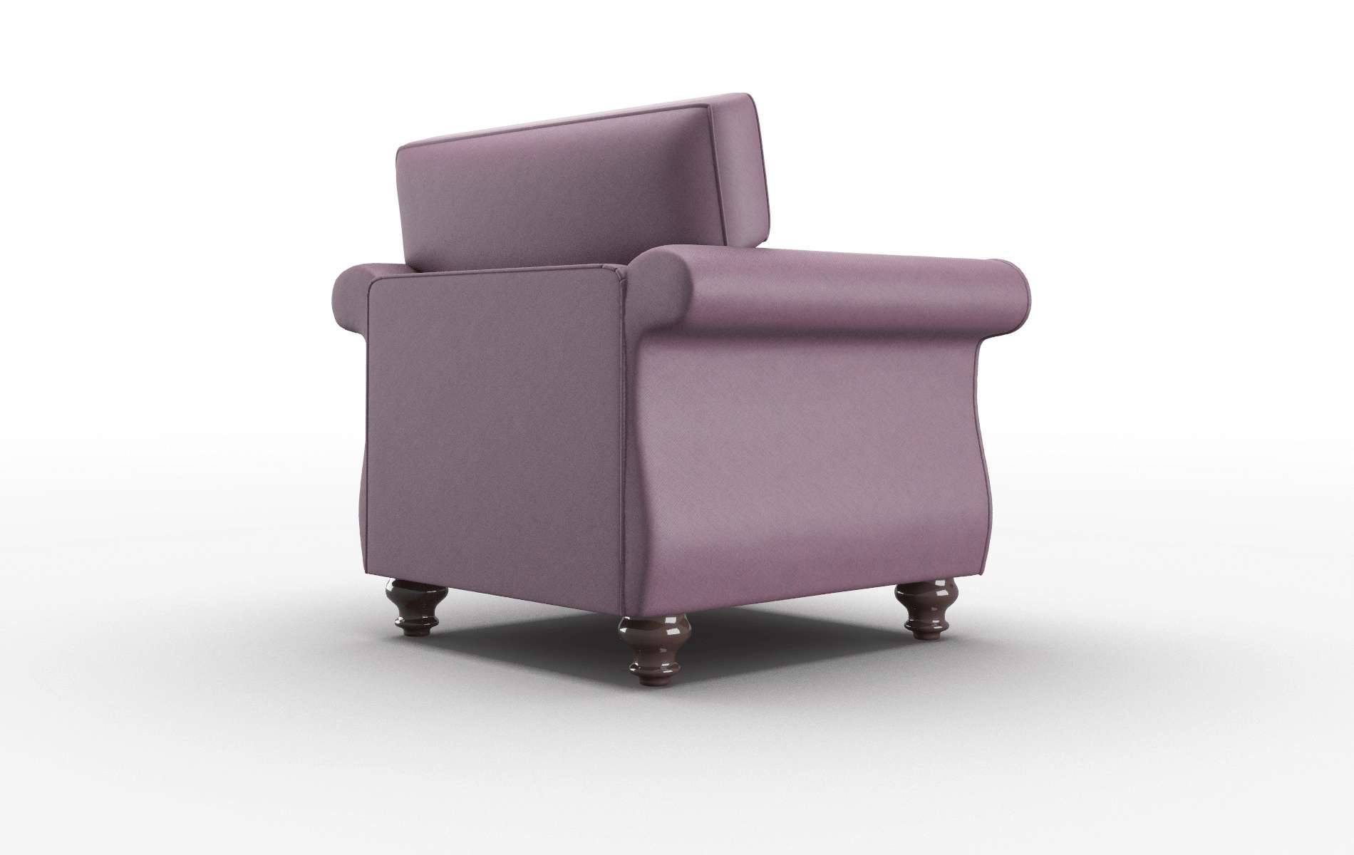 Pisa Bella Aubergine Chair espresso legs 5