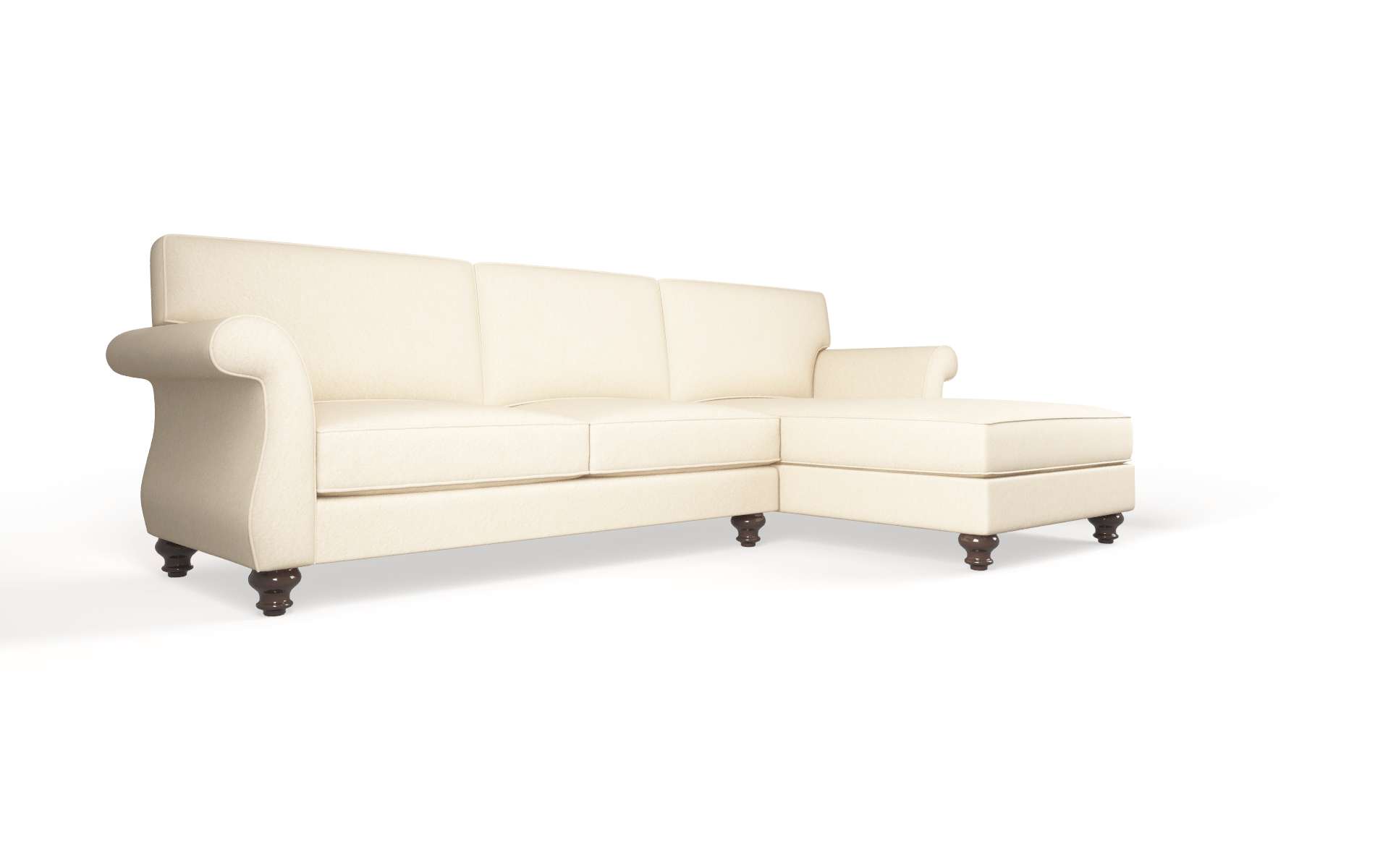 Pisa Bella Buckwheat Panel espresso legs 2