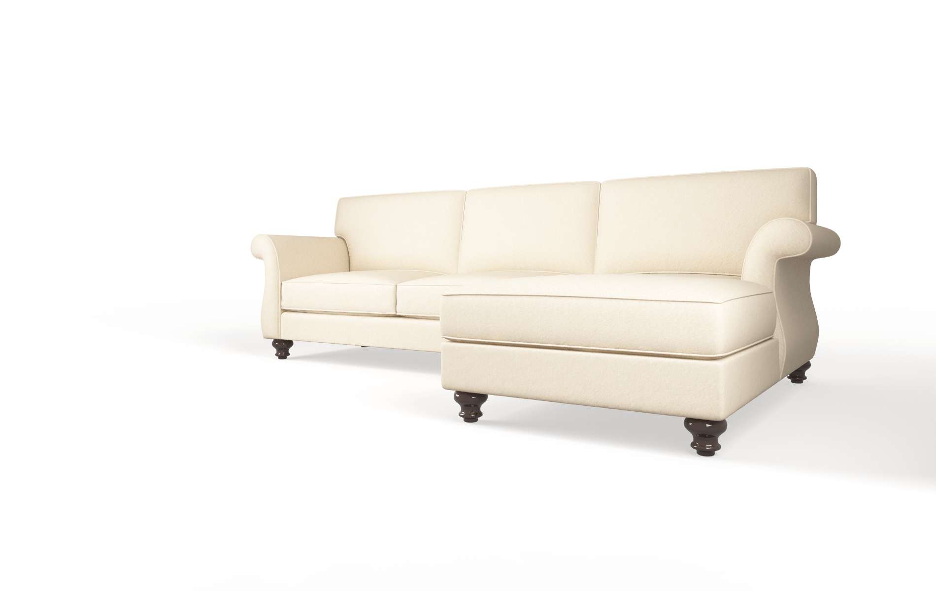 Pisa Bella Buckwheat Panel espresso legs 4