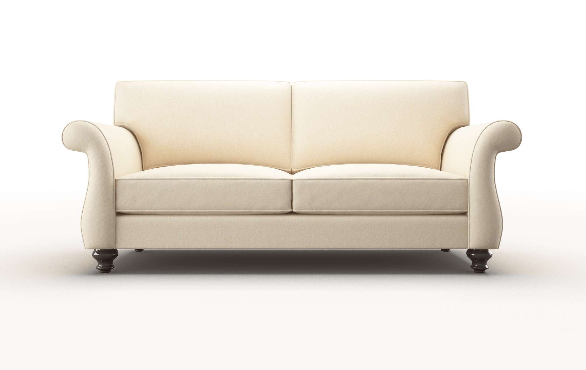 Pisa Bella Buckwheat Sofa espresso legs 1