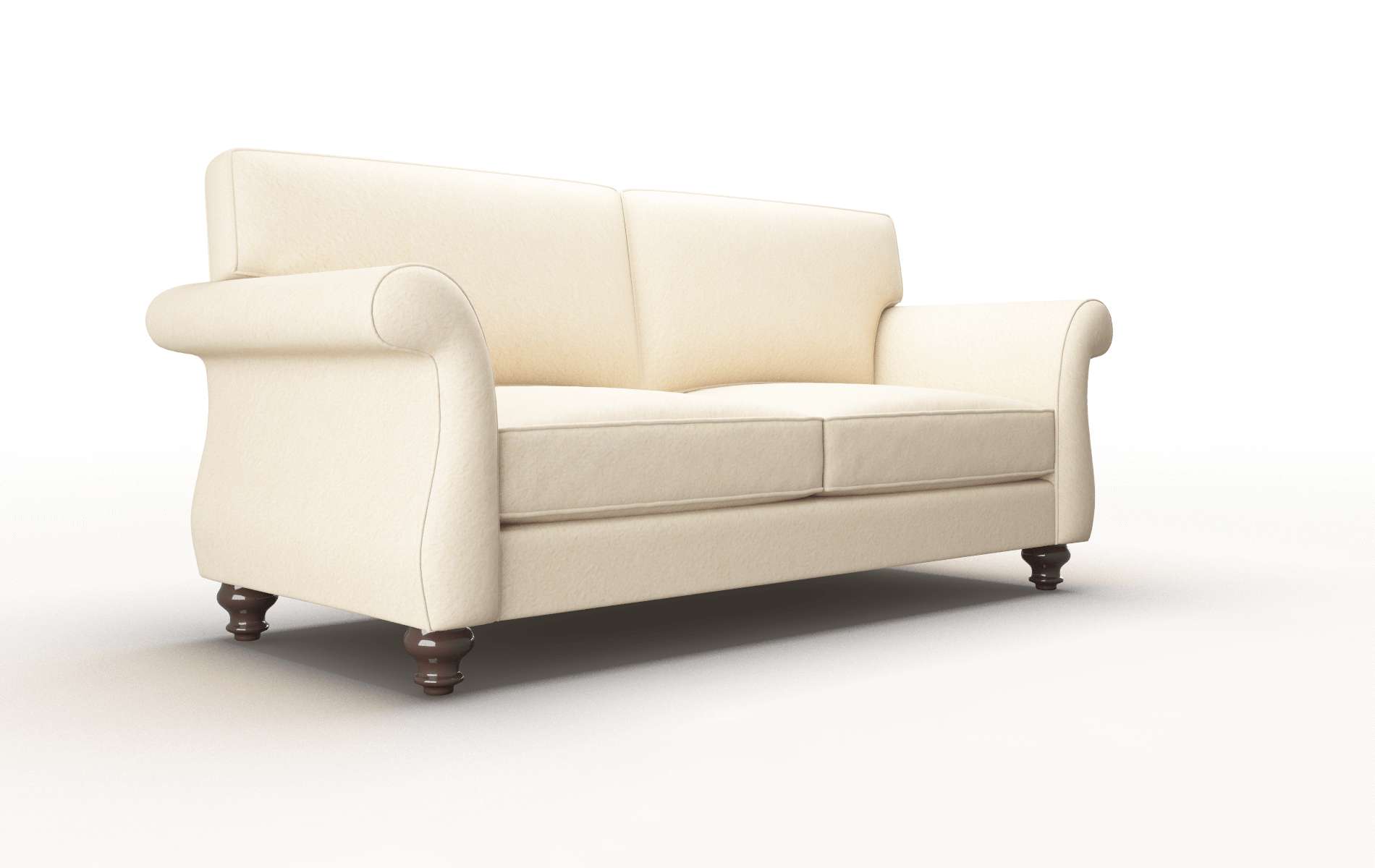 Pisa Bella Buckwheat Sofa espresso legs 2