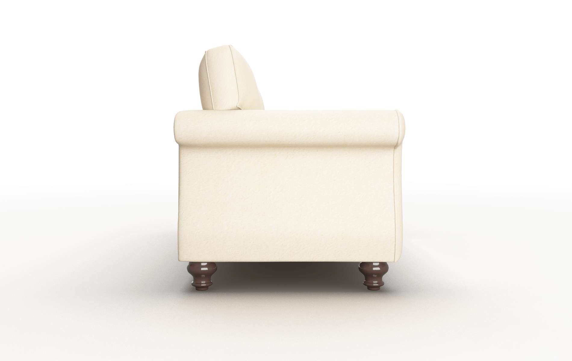Pisa Bella Buckwheat Sofa espresso legs 3