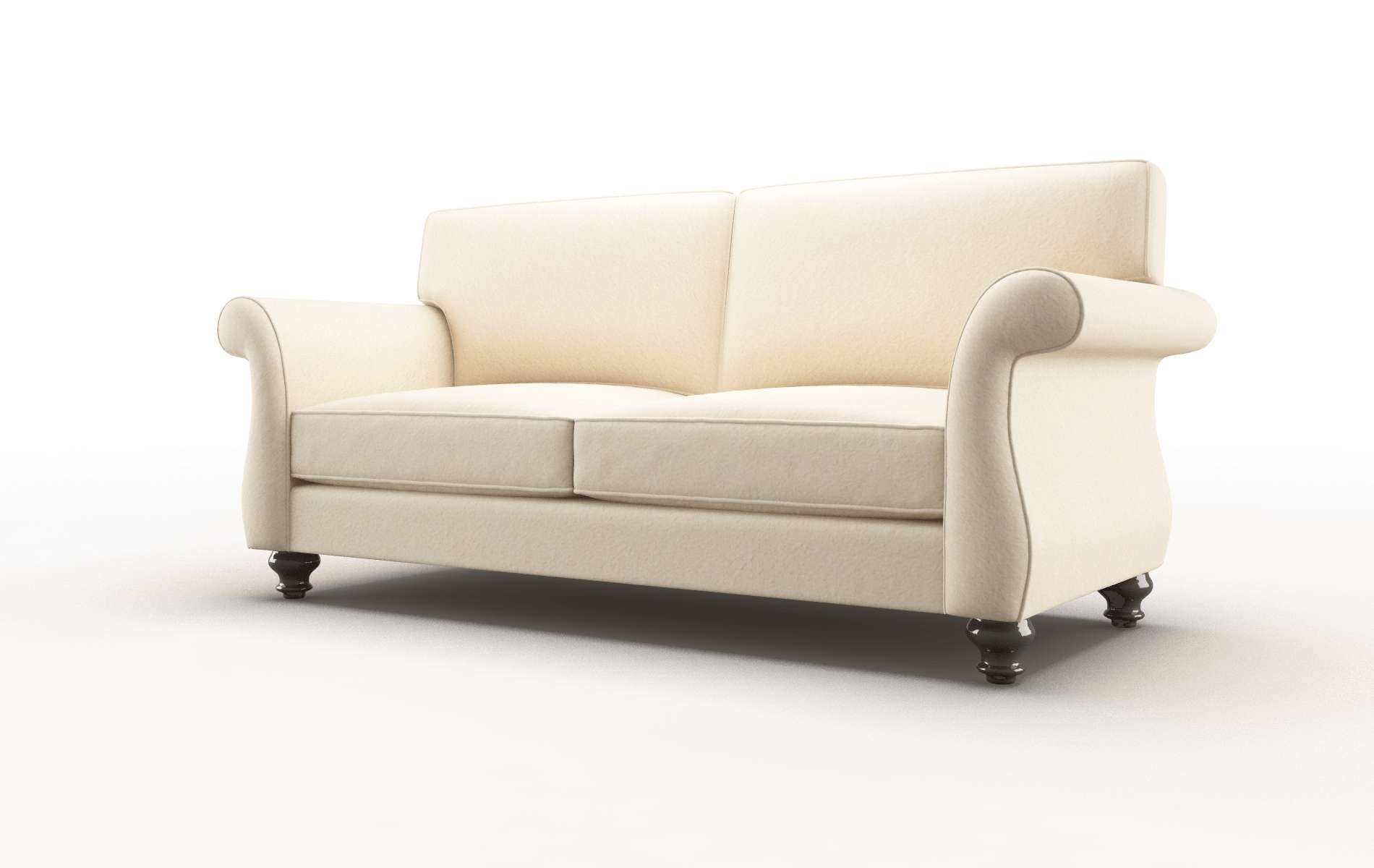 Pisa Bella Buckwheat Sofa espresso legs 4