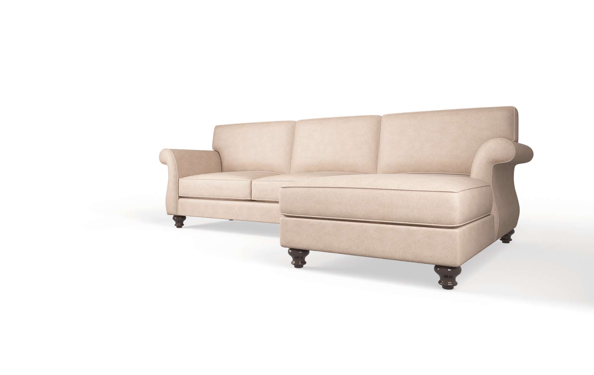 Pisa Bella Cocoa Panel espresso legs 4