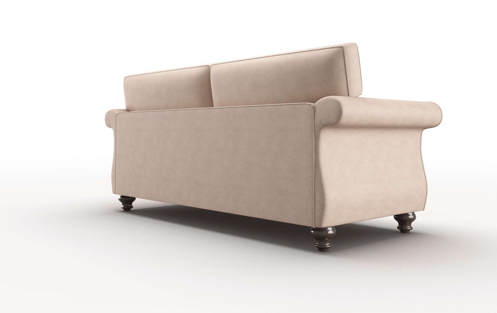 Pisa Bella Cocoa Sofa espresso legs 5