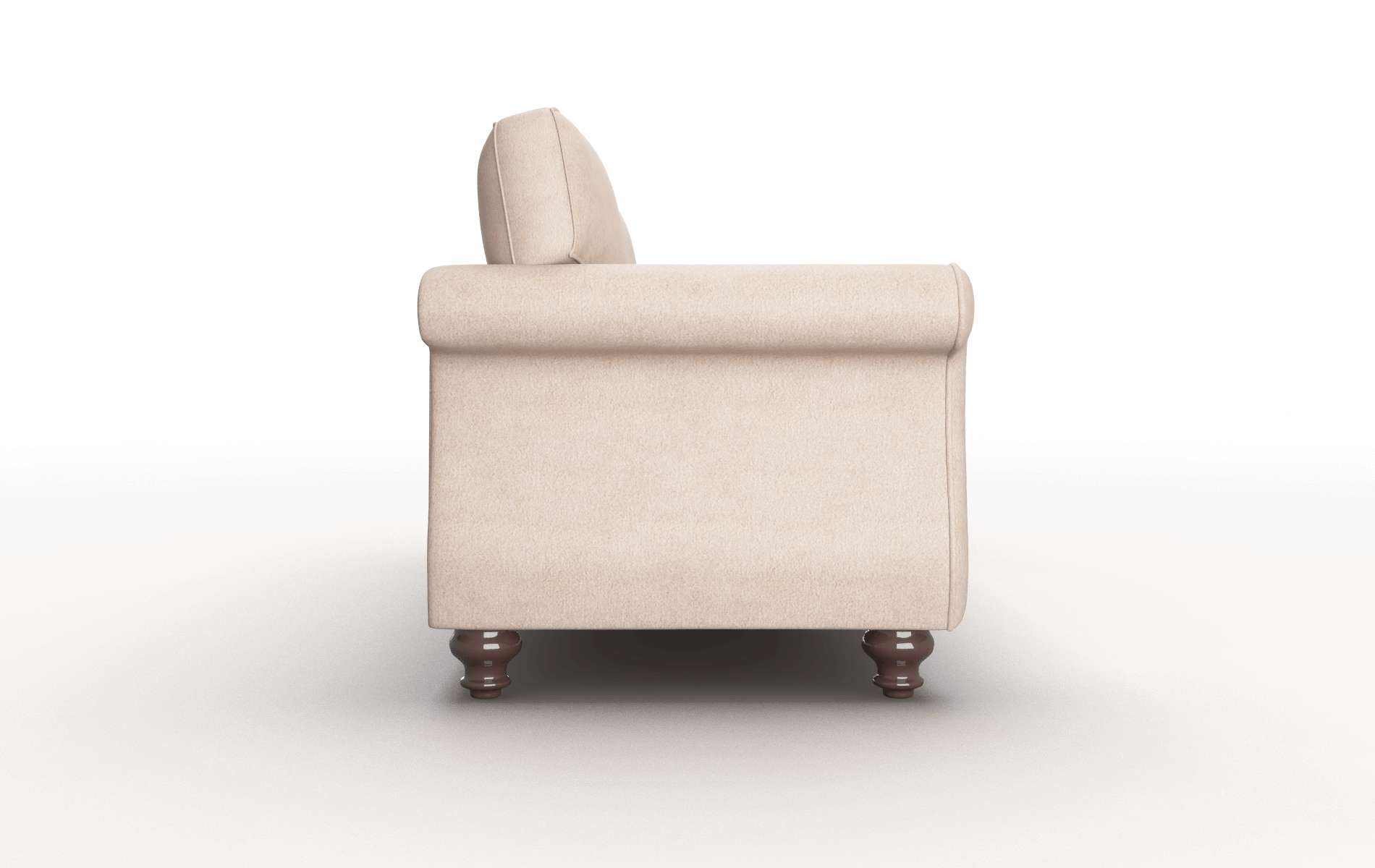 Pisa Bella Pewter Sofa espresso legs 3