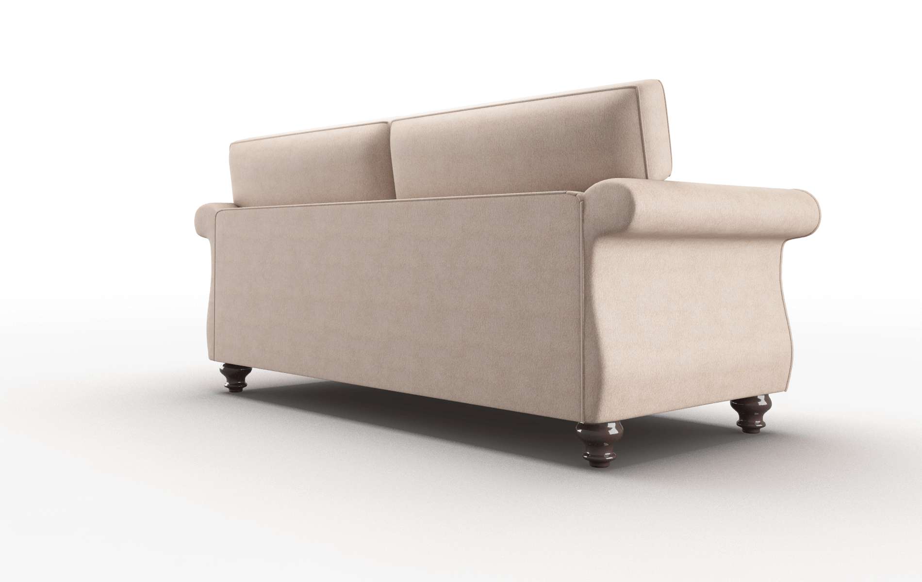 Pisa Bella Pewter Sofa espresso legs 5