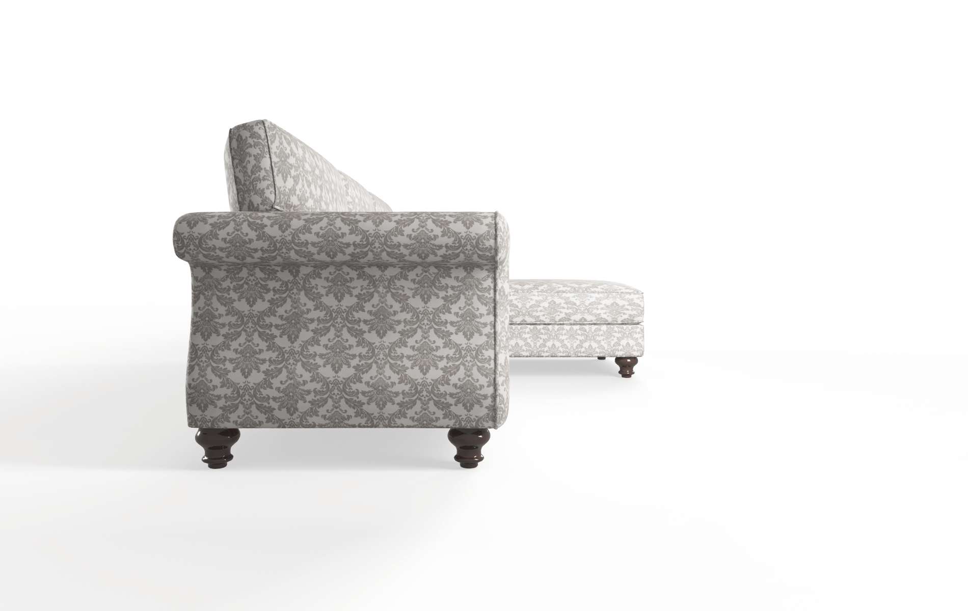 Pisa Bergamo Dove Panel espresso legs 3