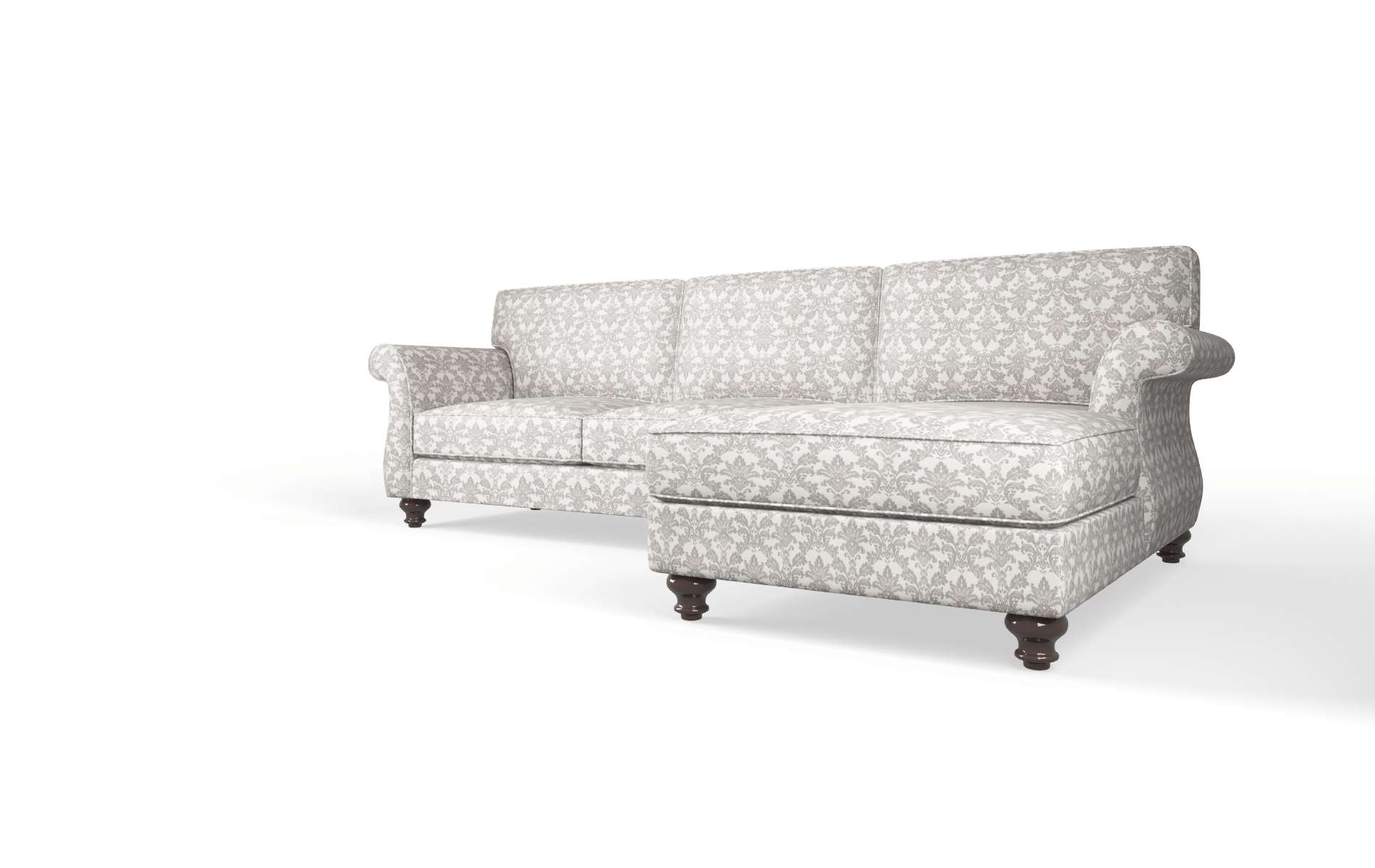 Pisa Bergamo Dove Panel espresso legs 4