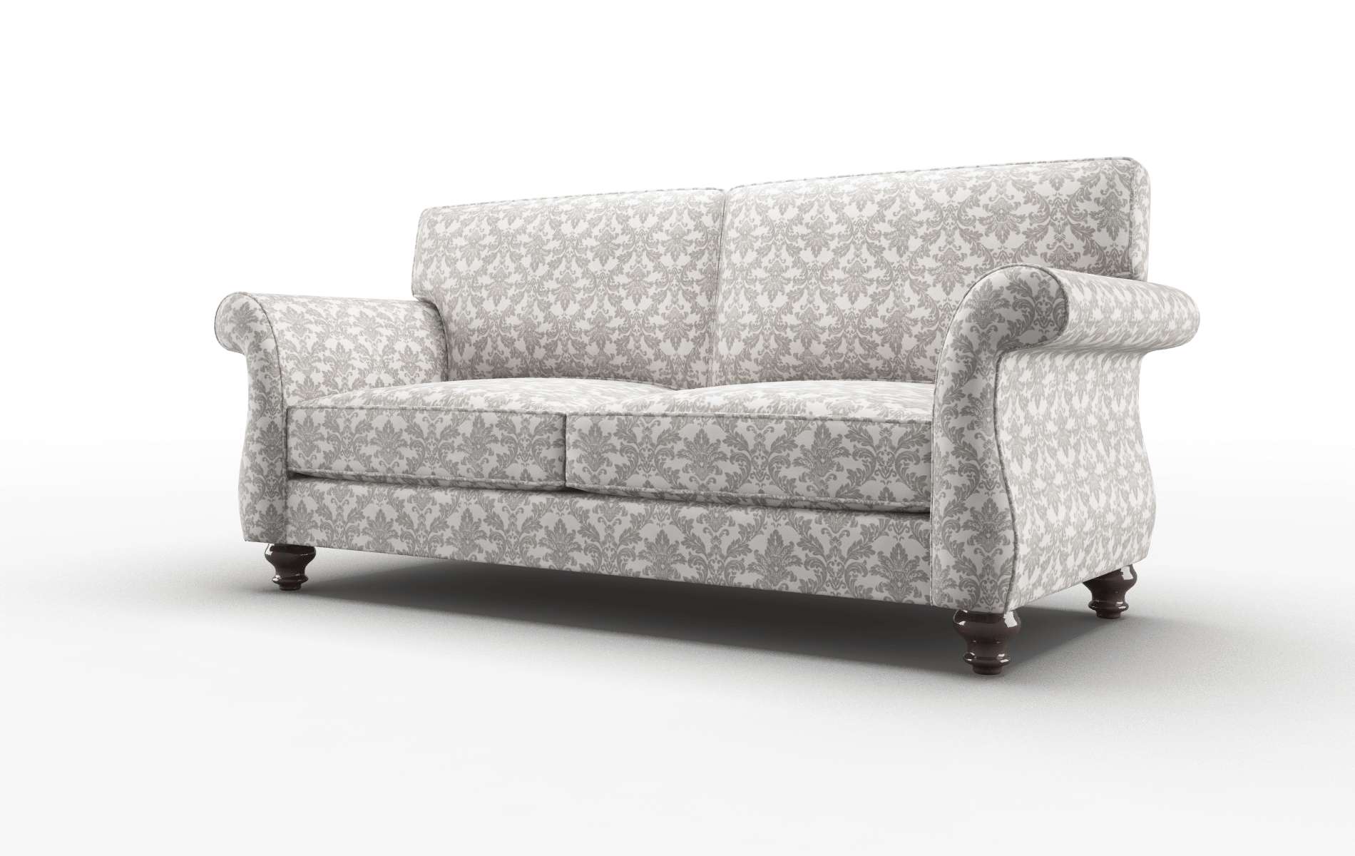 Pisa Bergamo Dove Sofa espresso legs 4