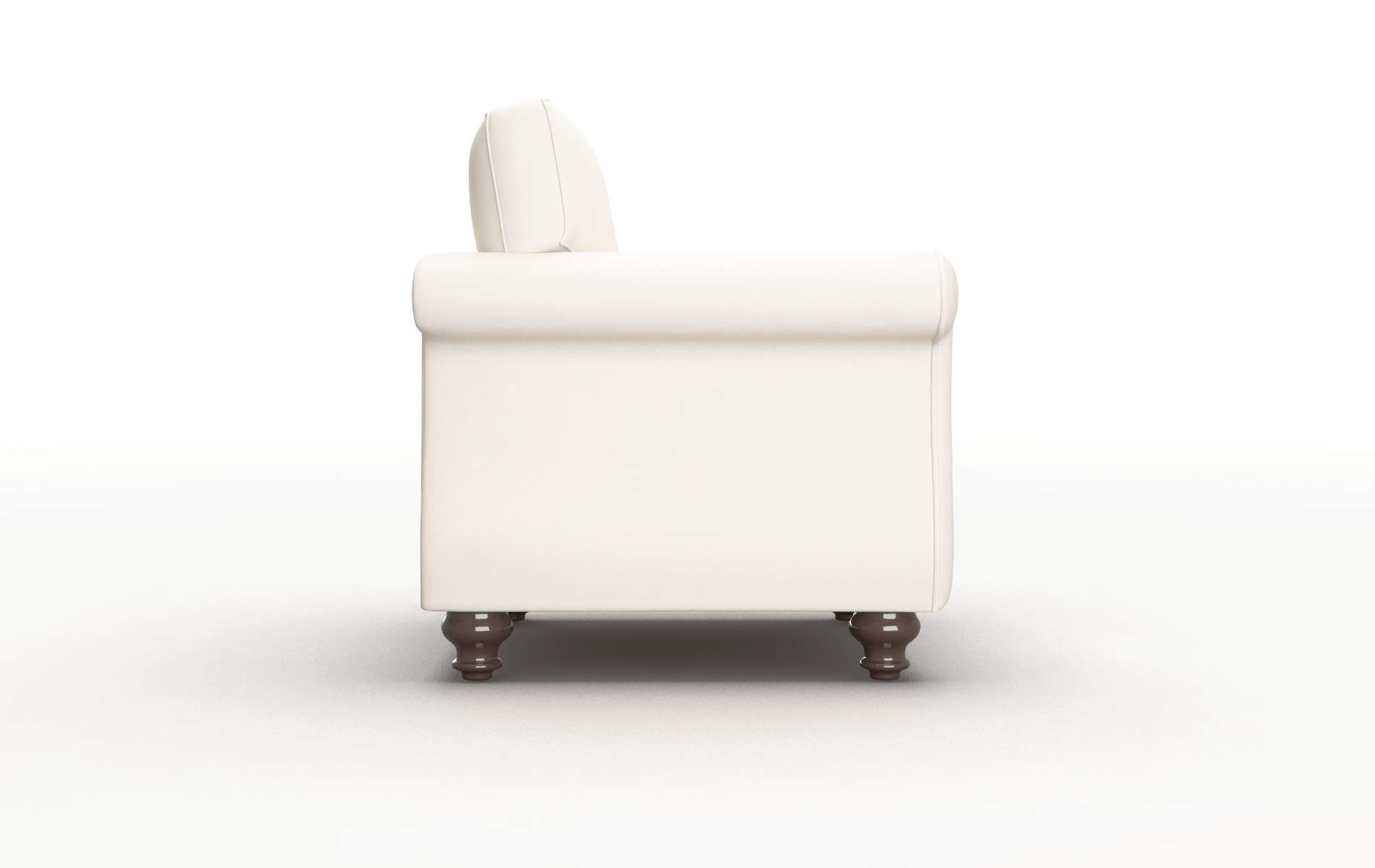 Pisa Blanche Milky Chair espresso legs 3