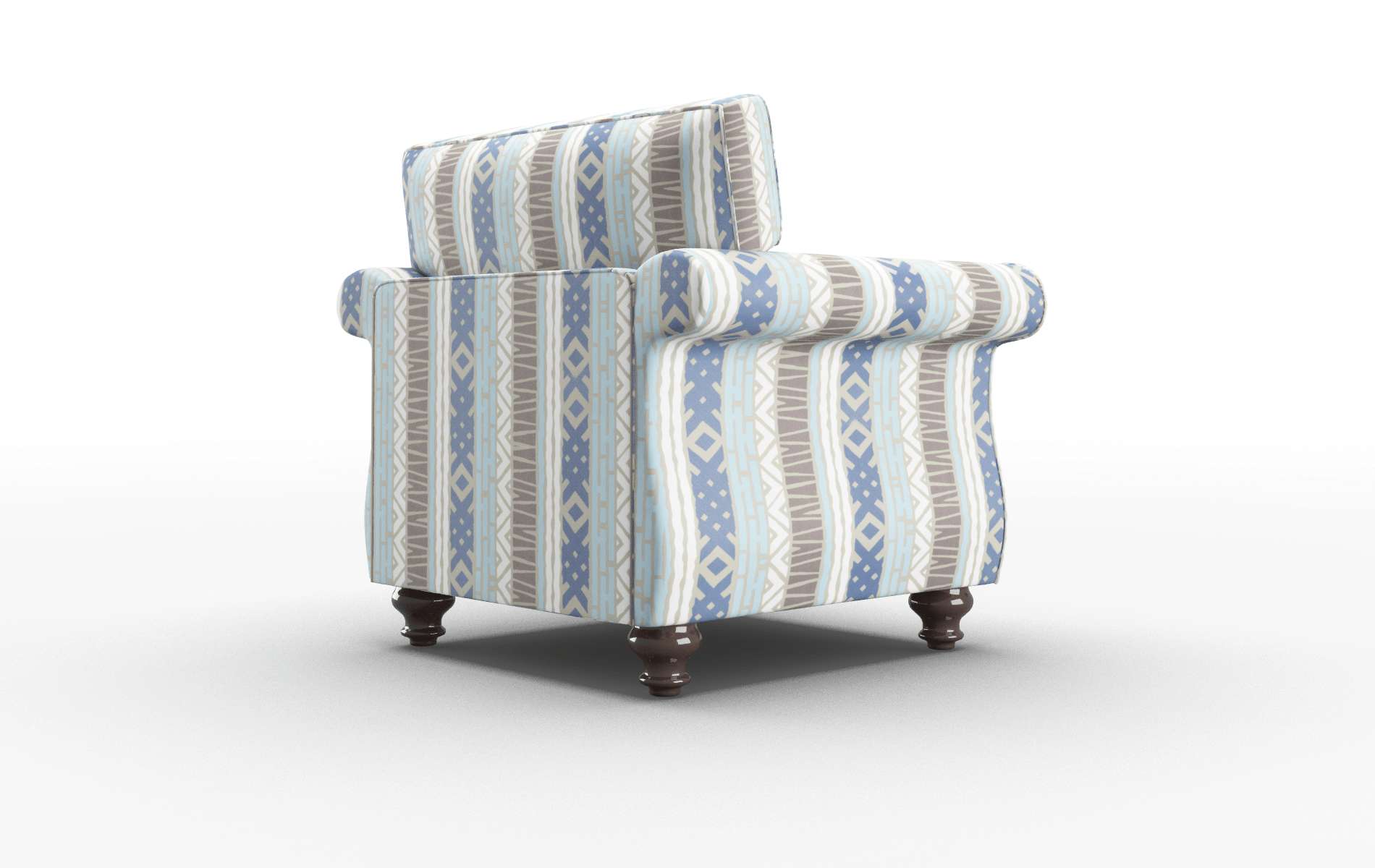 Pisa Bodhi Indigo Chair espresso legs 5
