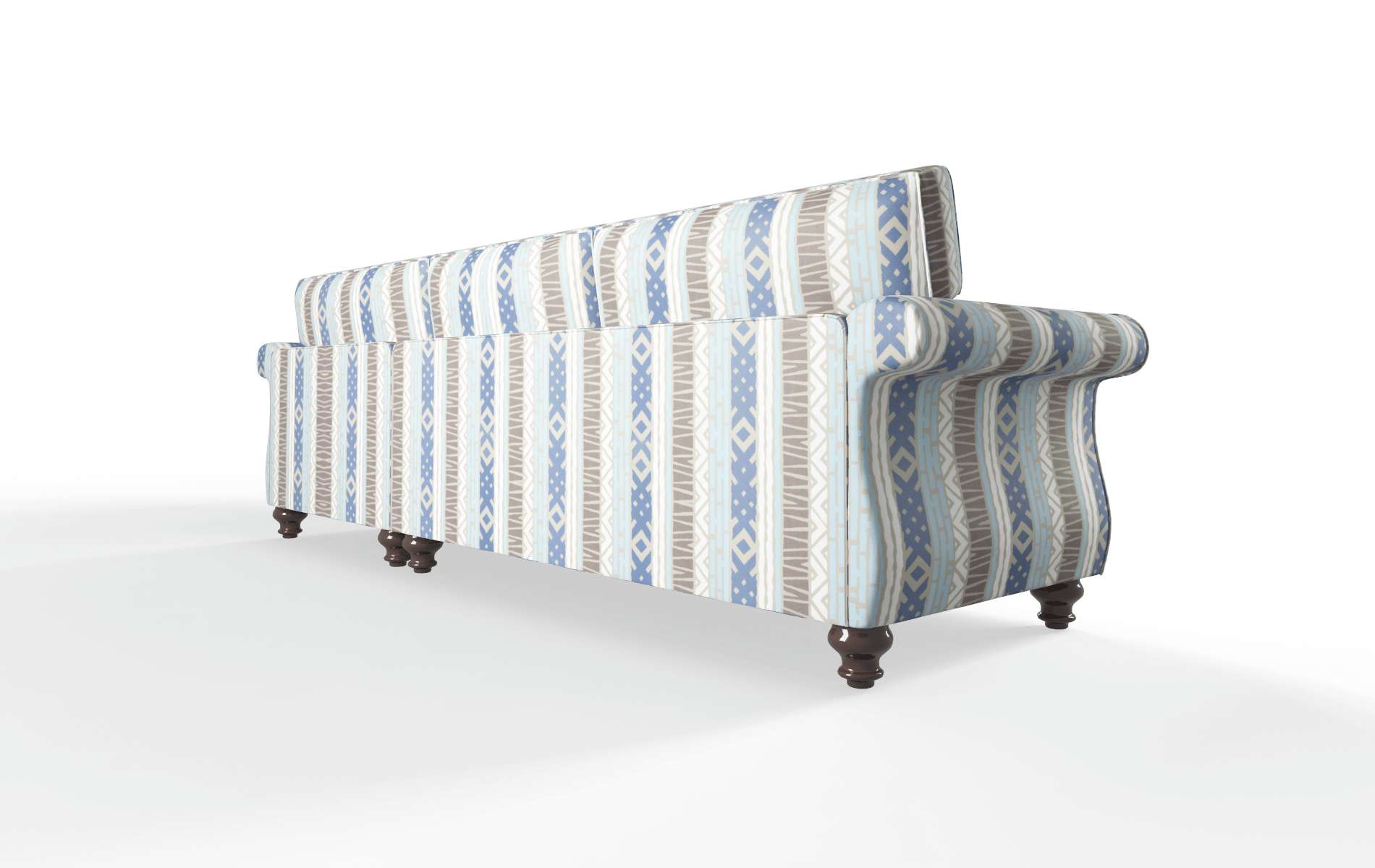 Pisa Bodhi Indigo Panel espresso legs 5