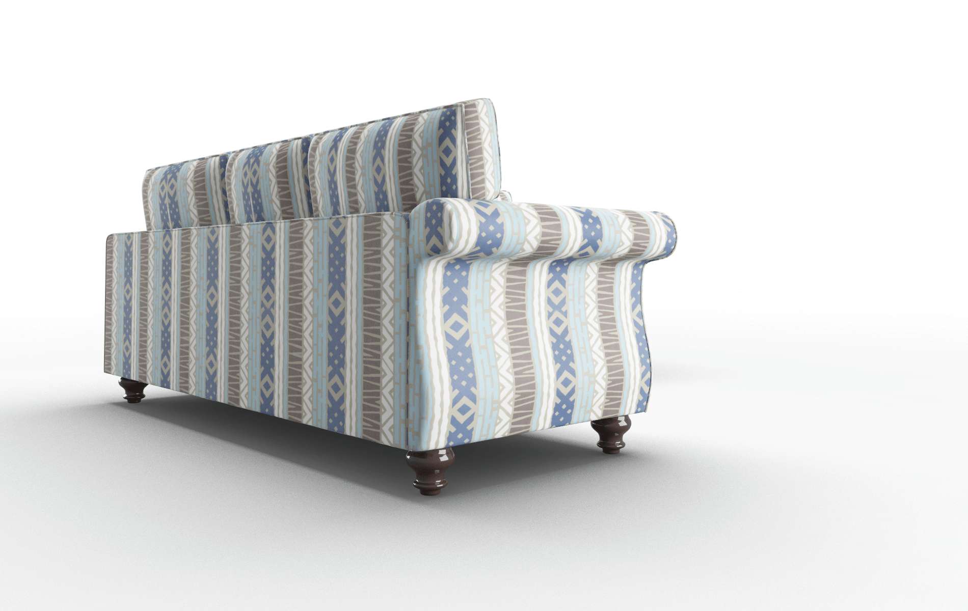 Pisa Bodhi Indigo Sectional espresso legs 3