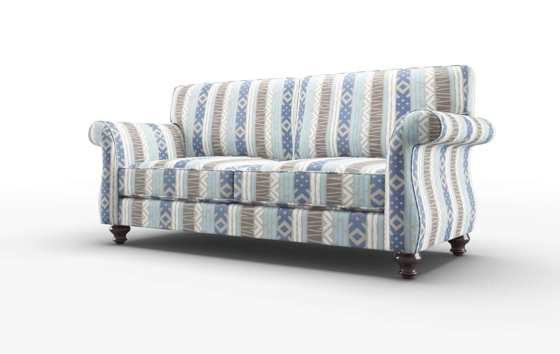 Pisa Bodhi Indigo Sofa espresso legs 4