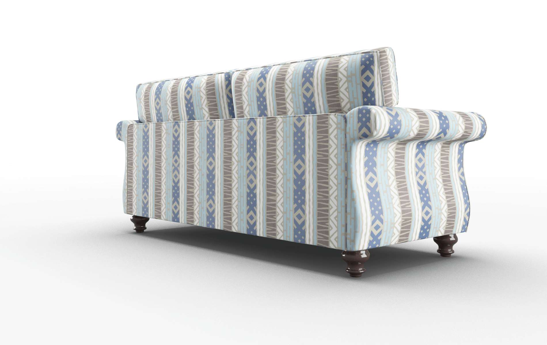 Pisa Bodhi Indigo Sofa espresso legs 5