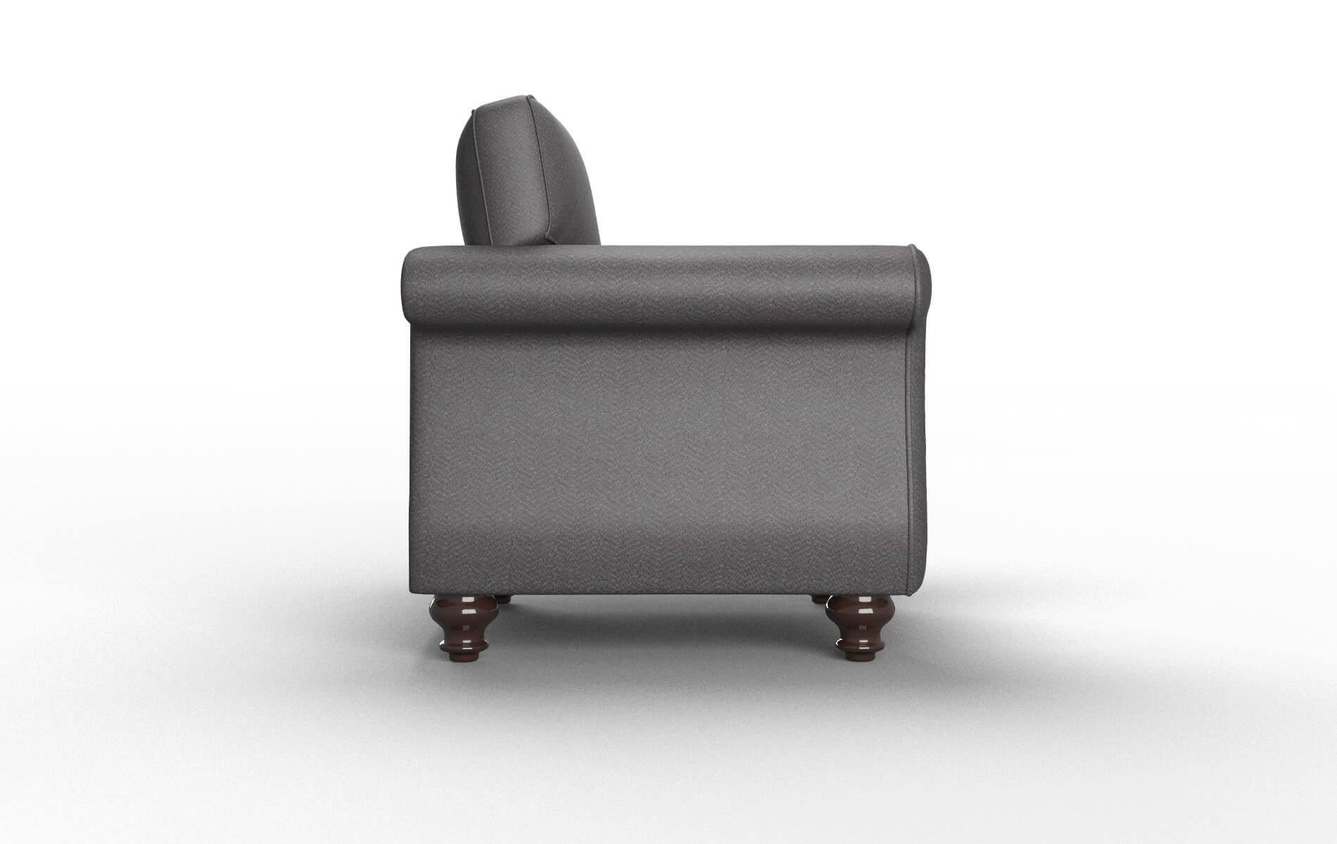 Pisa Catalina Charcoal Chair espresso legs 3