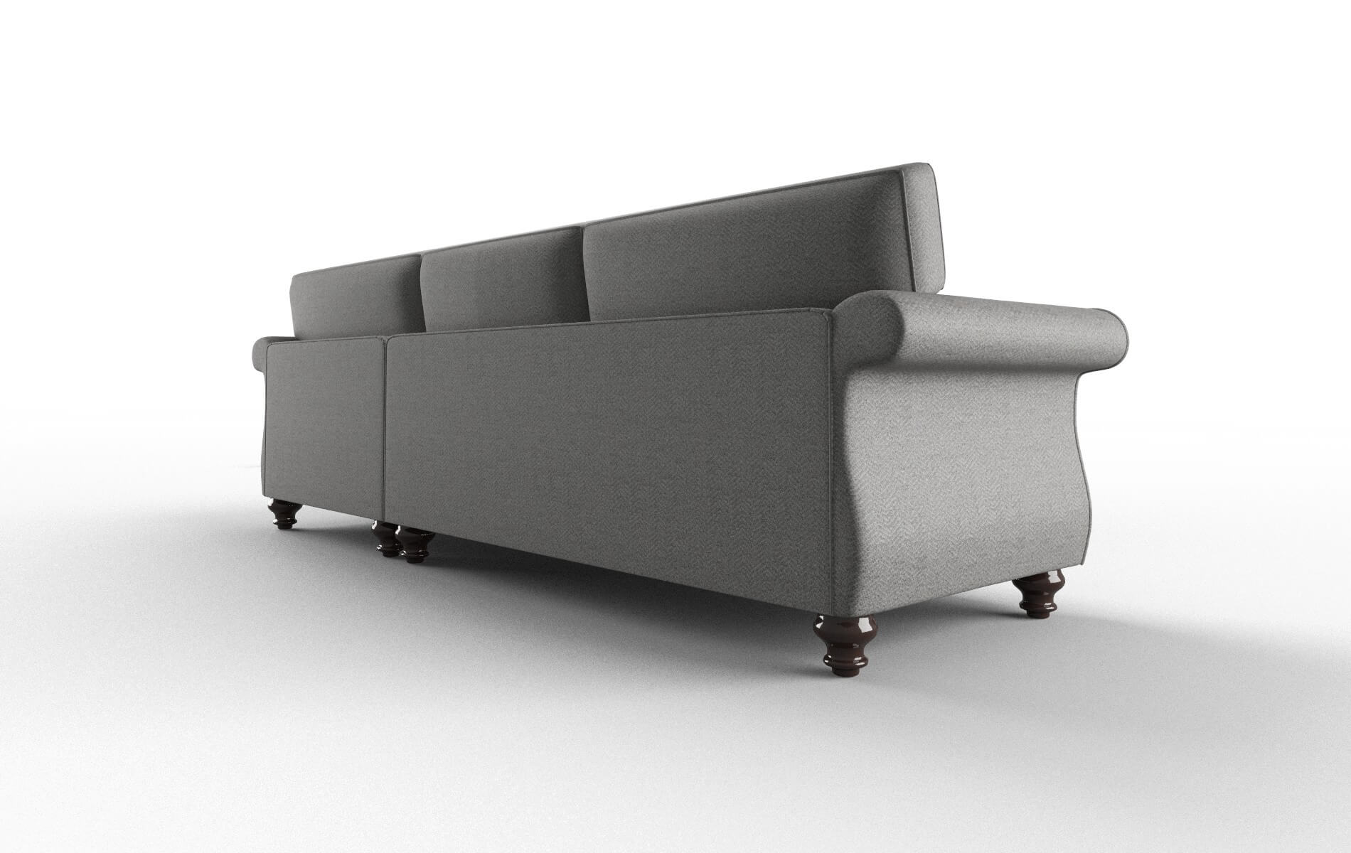 Pisa Catalina Steel Panel espresso legs 5