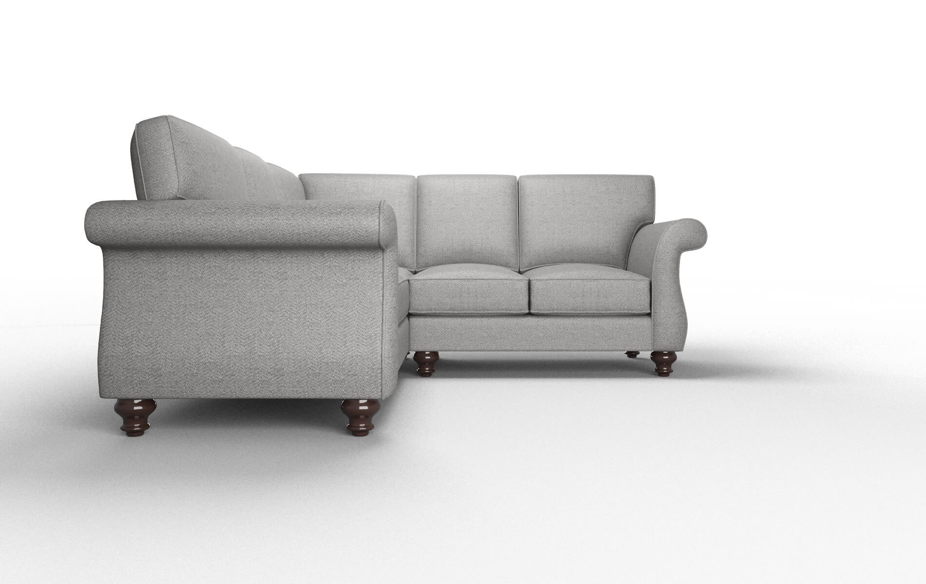 Pisa Catalina Steel Sectional espresso legs 2