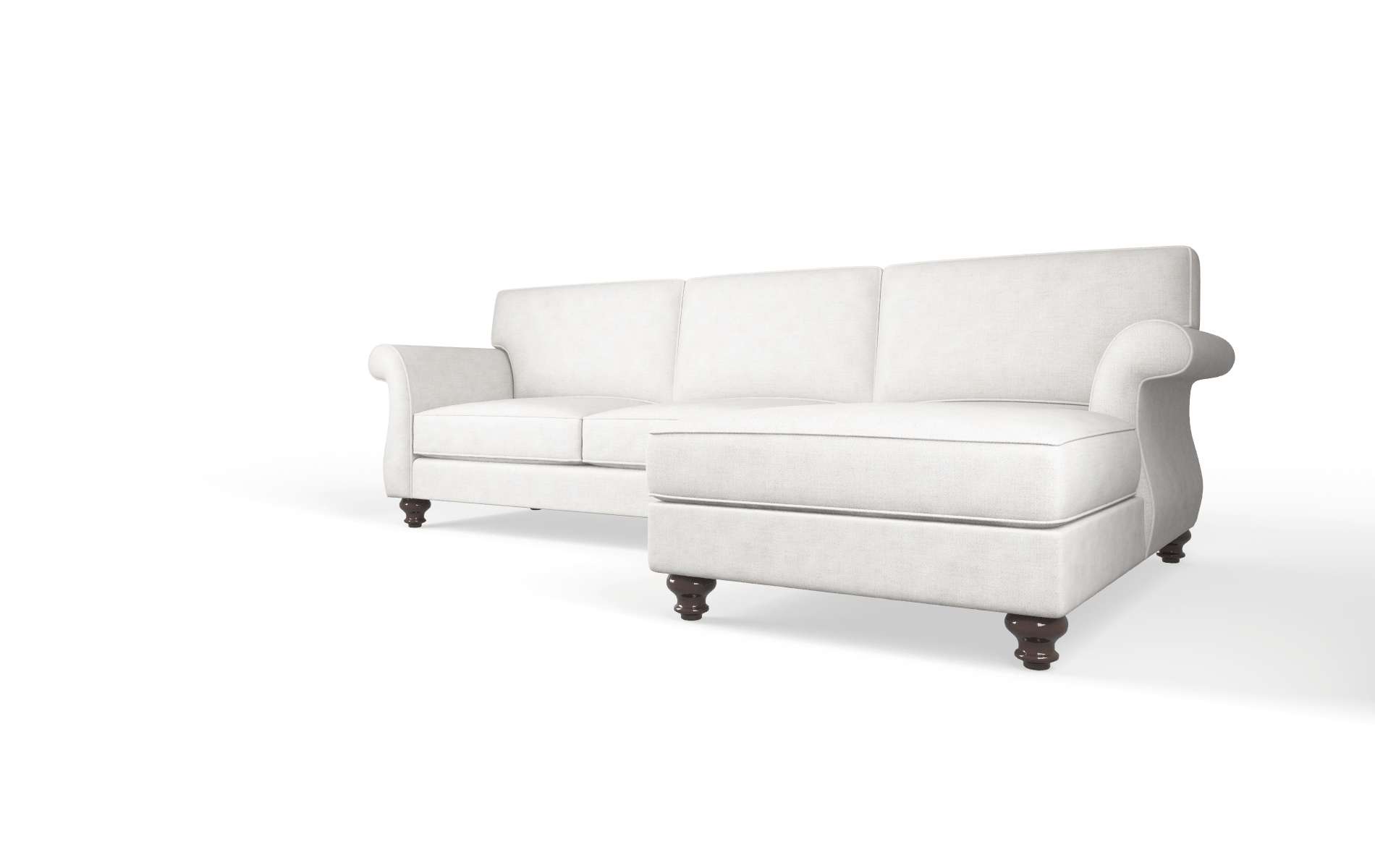 Pisa Catalina Wheat Panel espresso legs 4