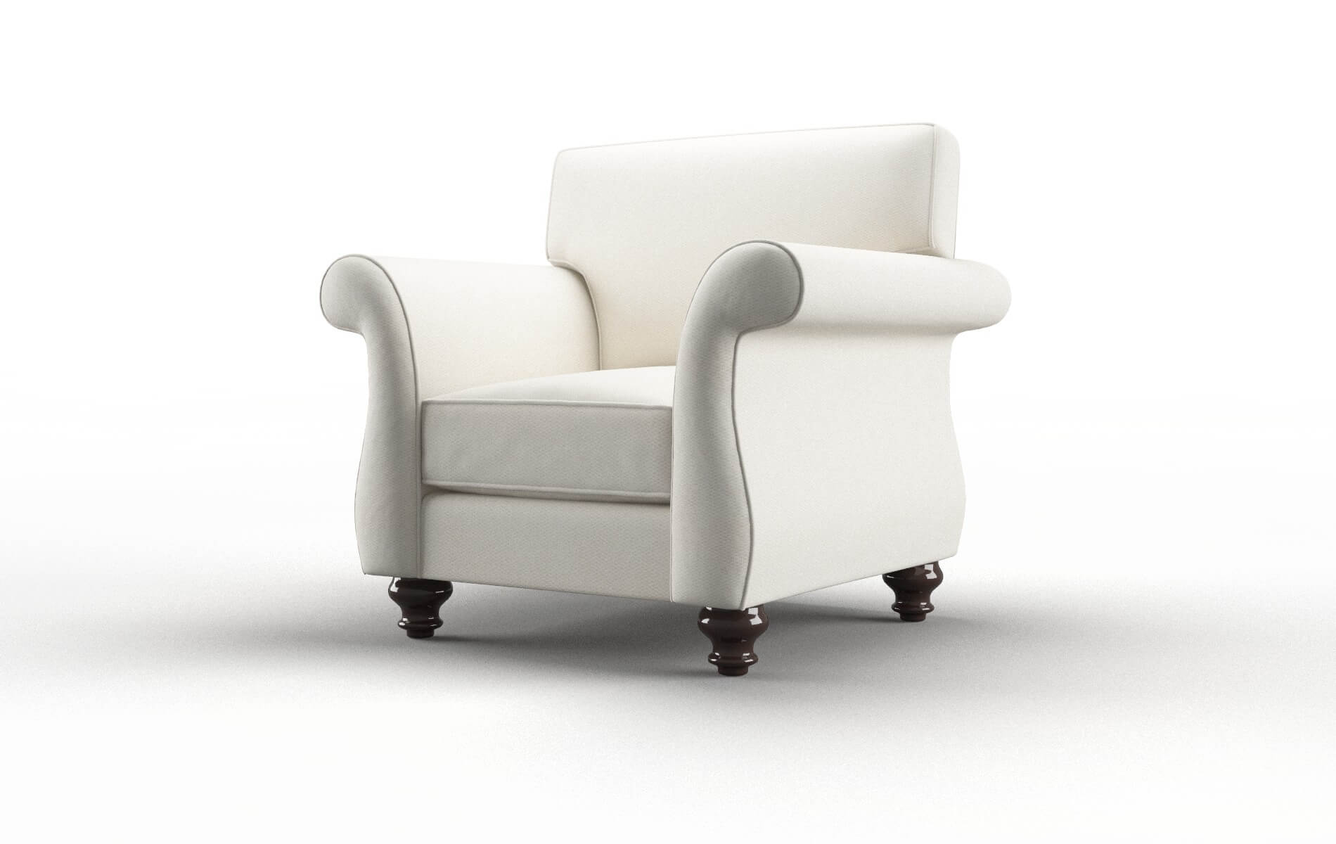 Pisa Chance Bone Chair espresso legs 4