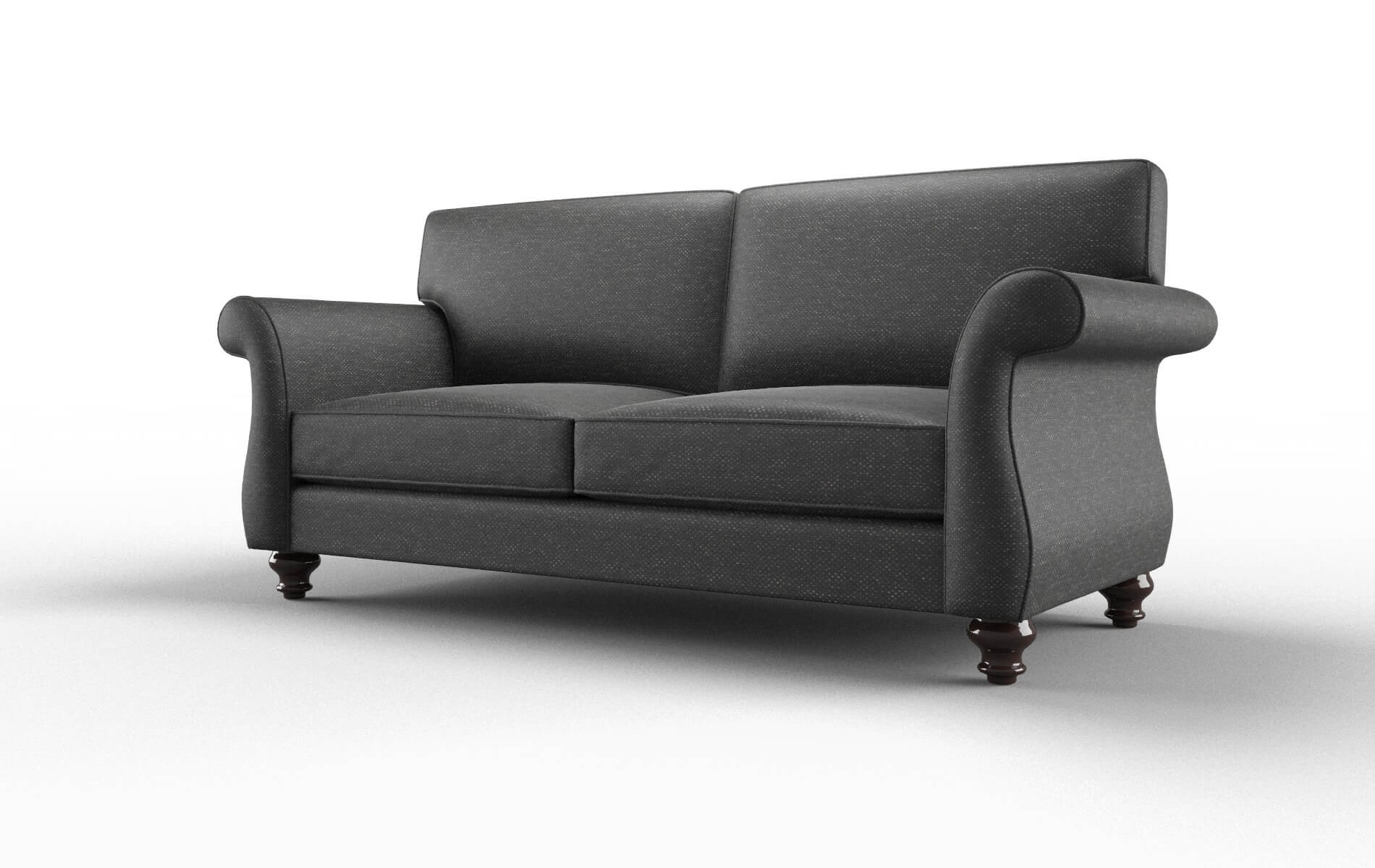Pisa Chance Denim Sofa espresso legs 4