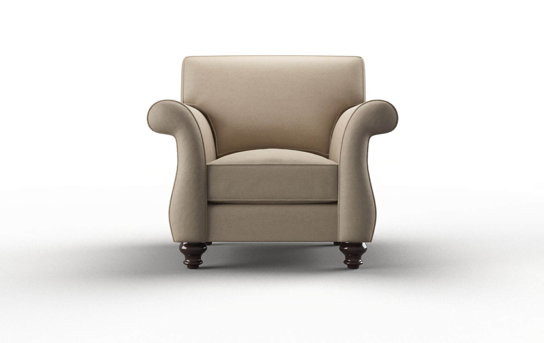 Pisa Chance Platinum Chair espresso legs 1