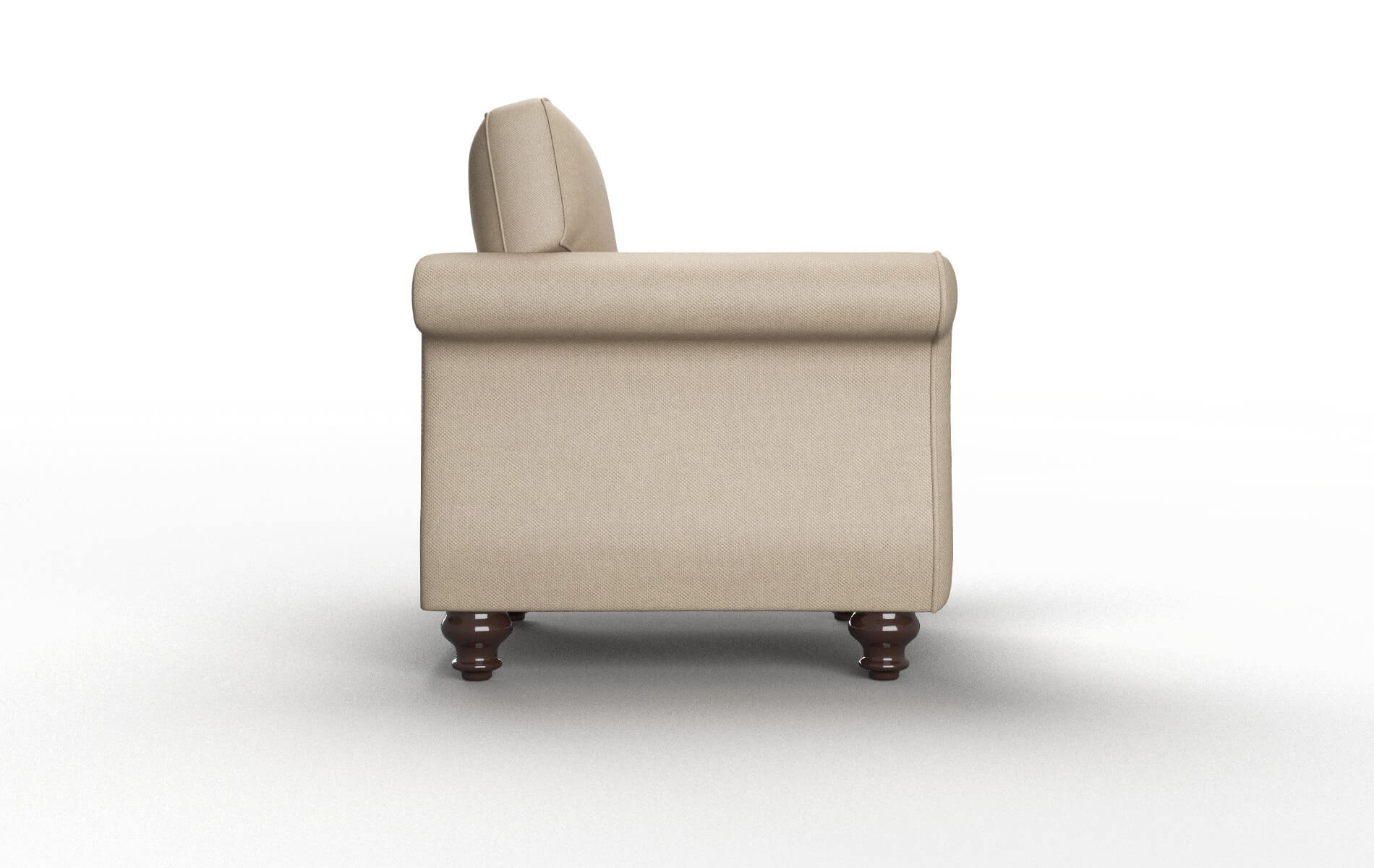 Pisa Chance Platinum Chair espresso legs 3