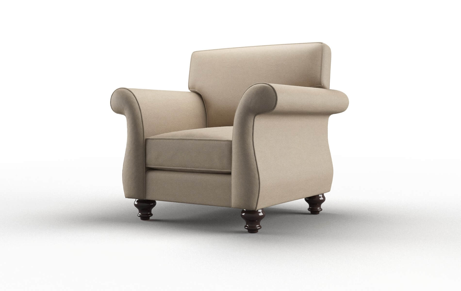 Pisa Chance Platinum Chair espresso legs 4