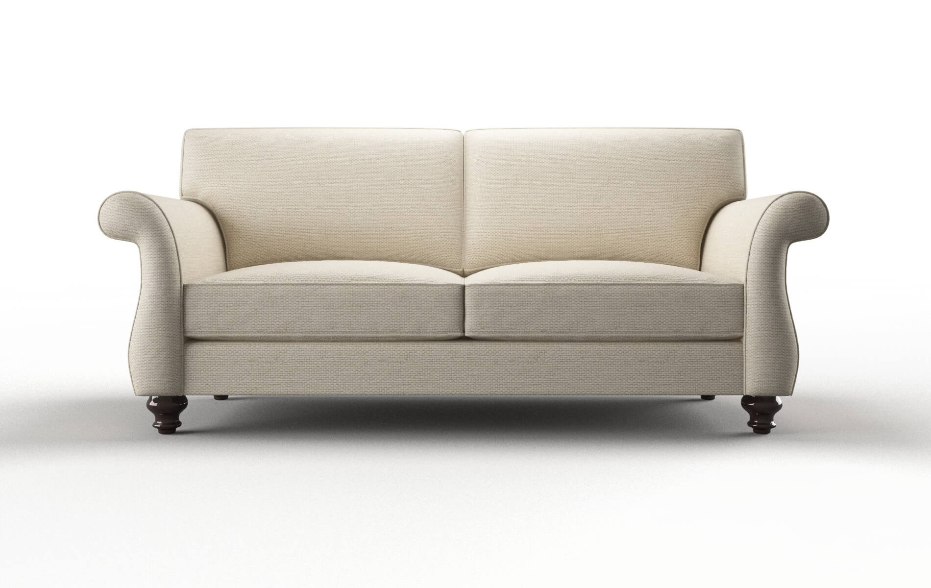 Pisa Chance sand Sofa Espresso Legs  1