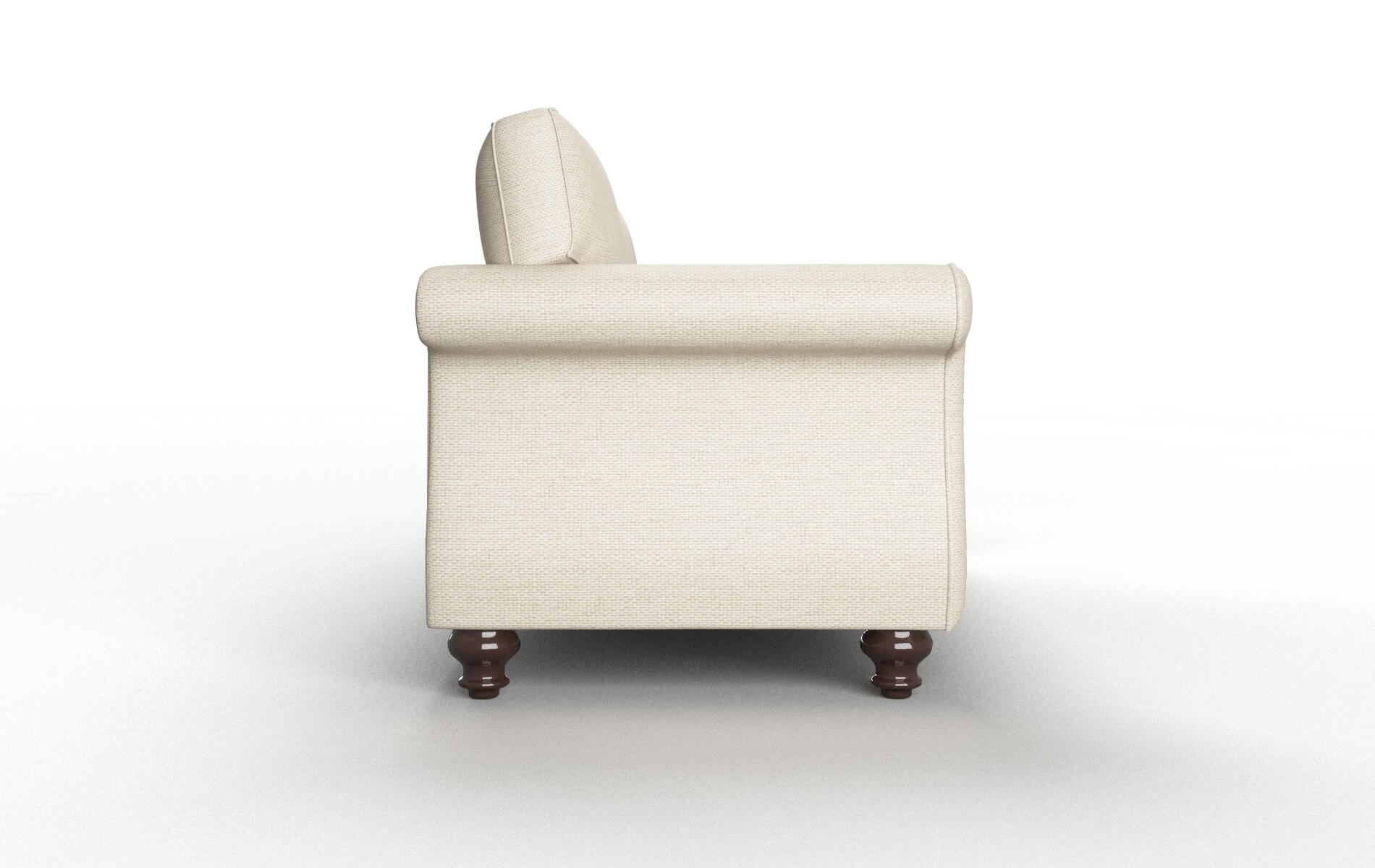 Pisa Chance Sand Sofa espresso legs 3
