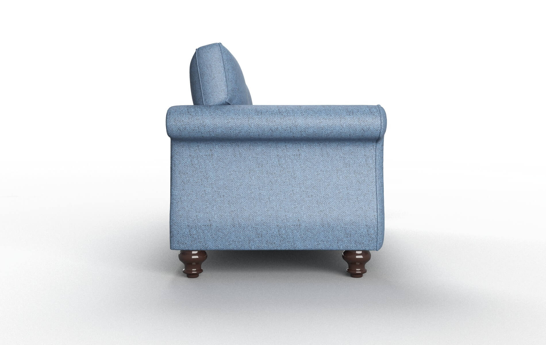 Pisa Clyde Deep_ocean Sofa espresso legs 3