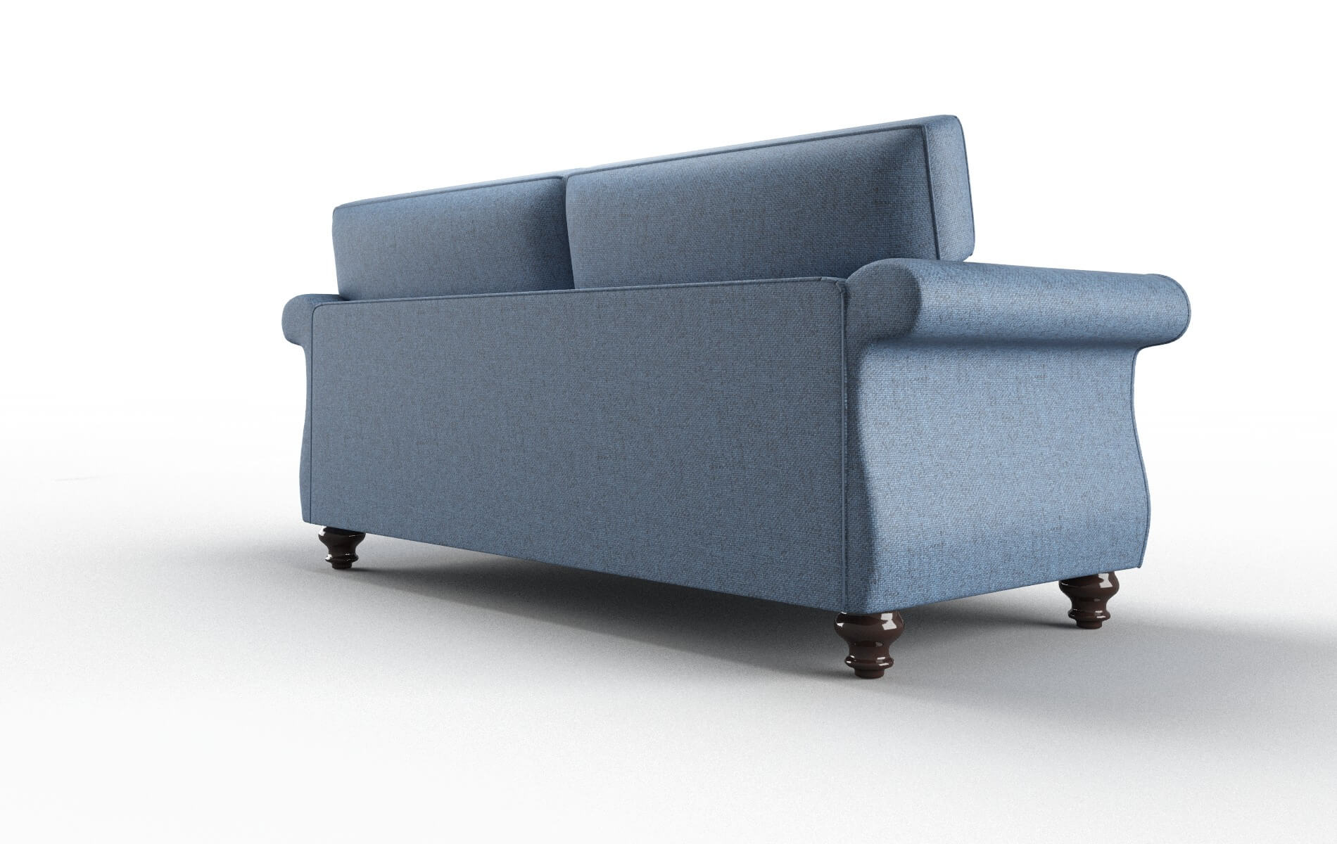 Pisa Clyde Deep_ocean Sofa espresso legs 5