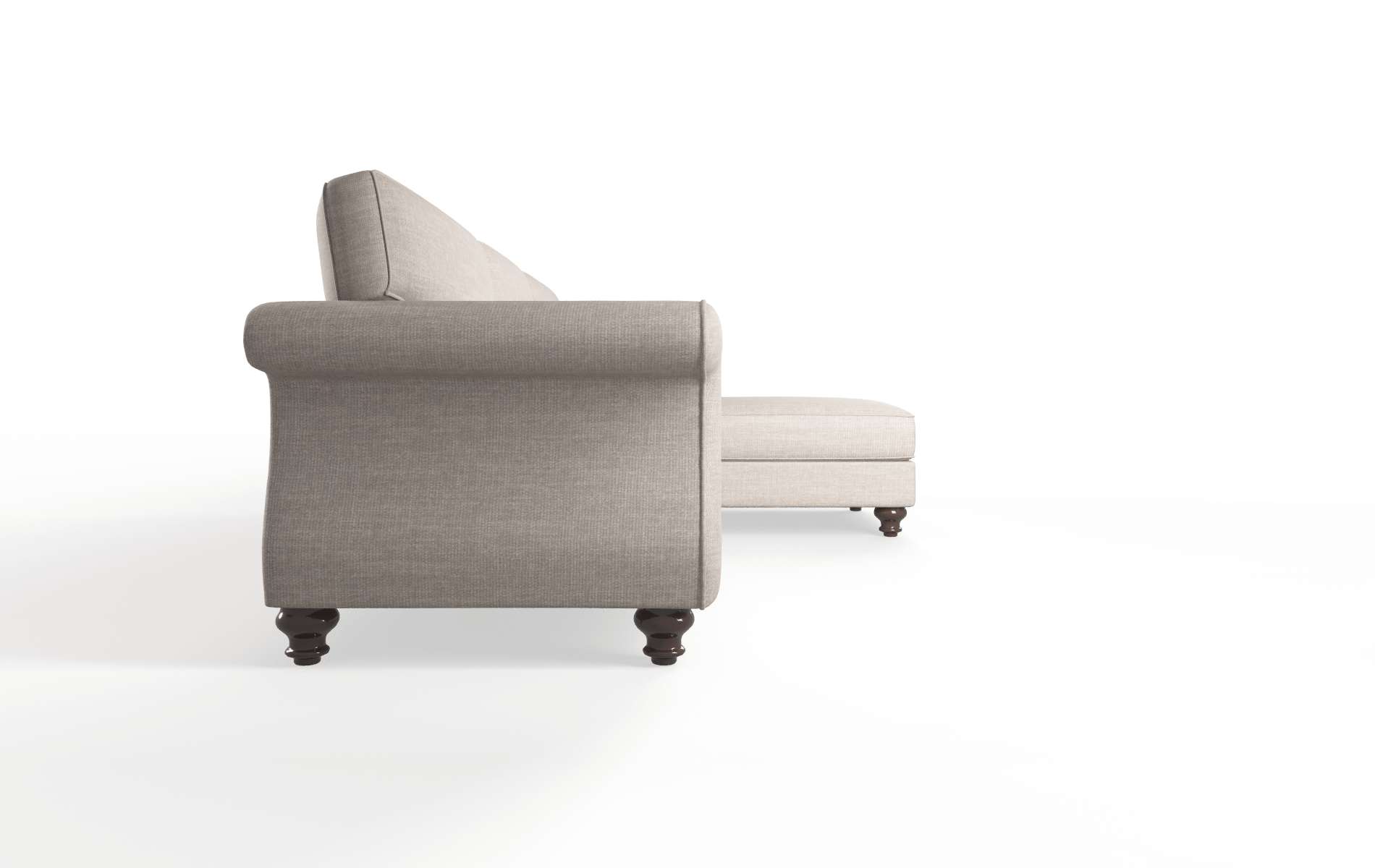 Pisa Clyde Dolphin Panel espresso legs 3