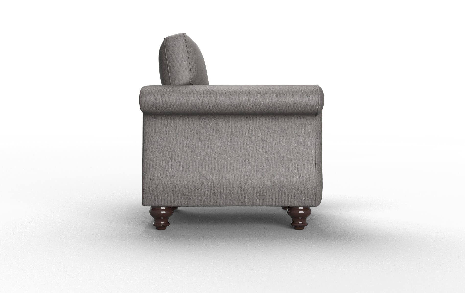Pisa Cosmo Charcoal Chair espresso legs 3