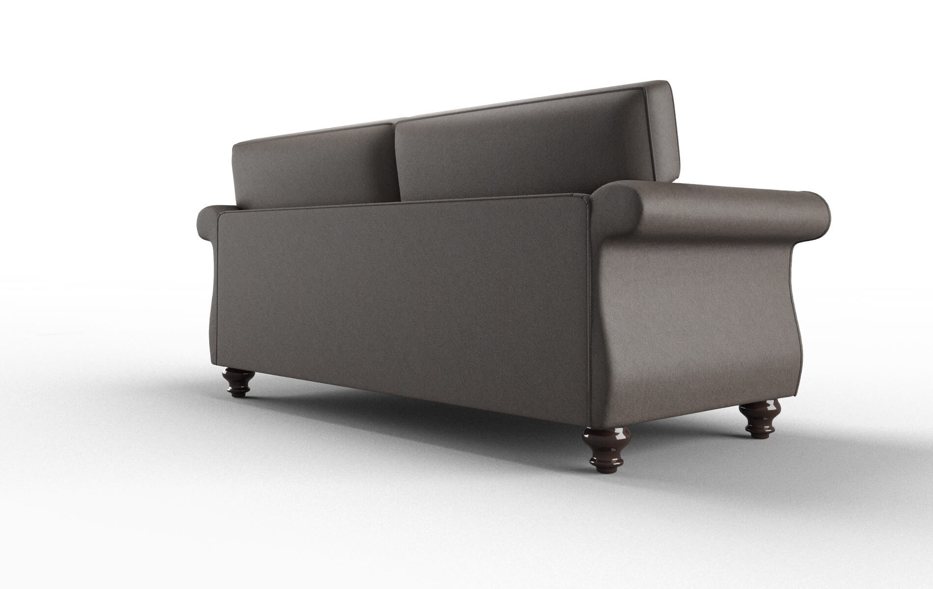 Pisa Cosmo Chocolate Sofa espresso legs 5