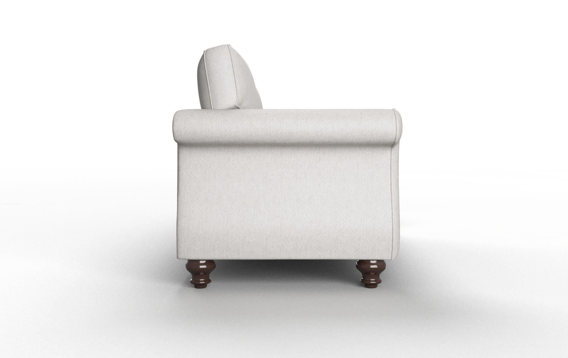Pisa Cosmo Silver Sofa espresso legs 3