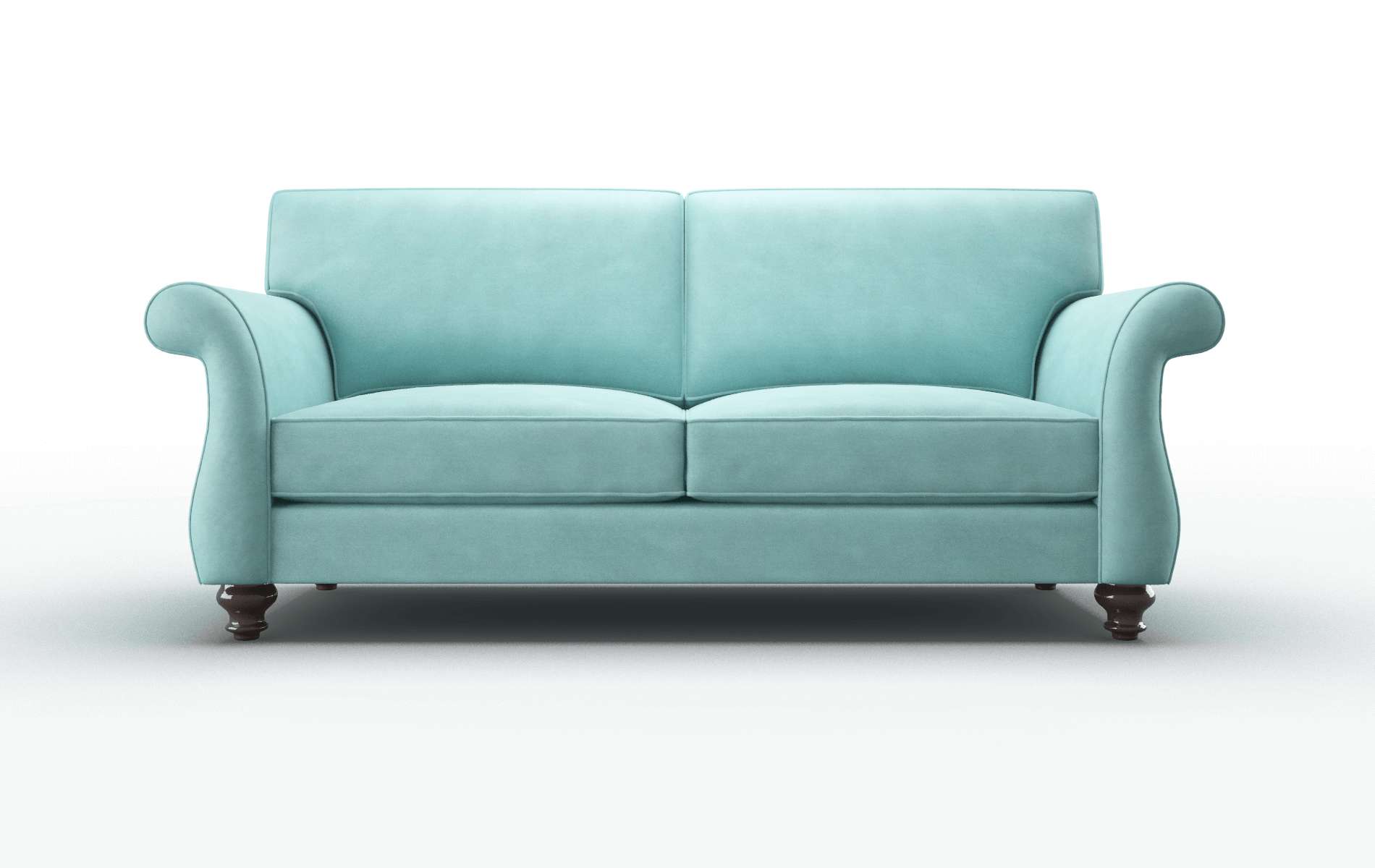 Pisa Curious turquoise Sofa Espresso Legs  1