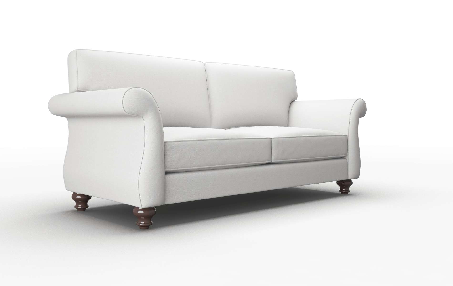 Pisa Dawson Platinum Sofa espresso legs 2