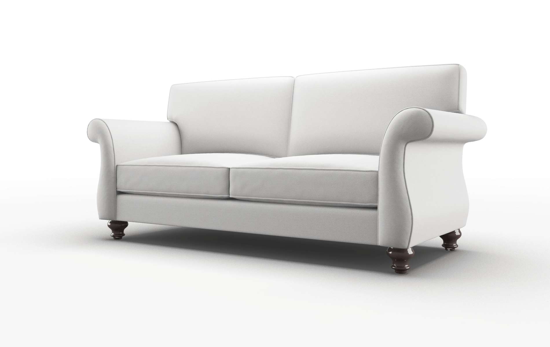 Pisa Dawson Platinum Sofa espresso legs 4