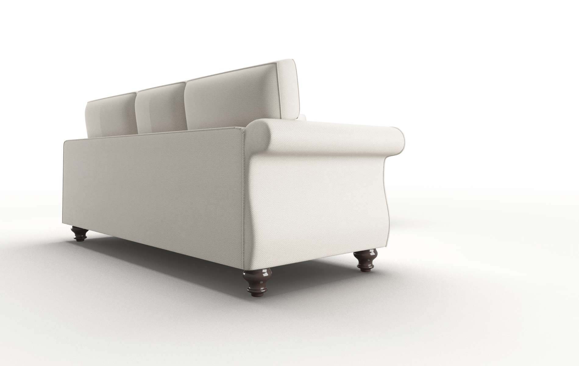 Pisa Dawson Sand Sectional espresso legs 3