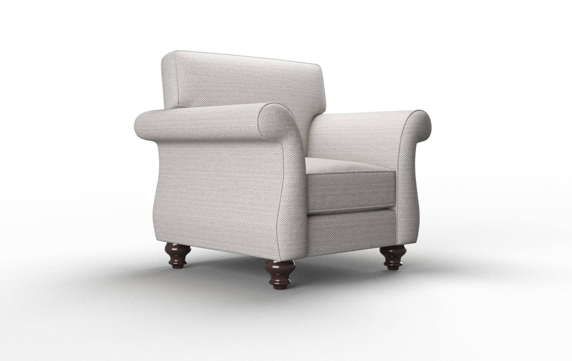 Pisa Derby Grey Chair espresso legs 2