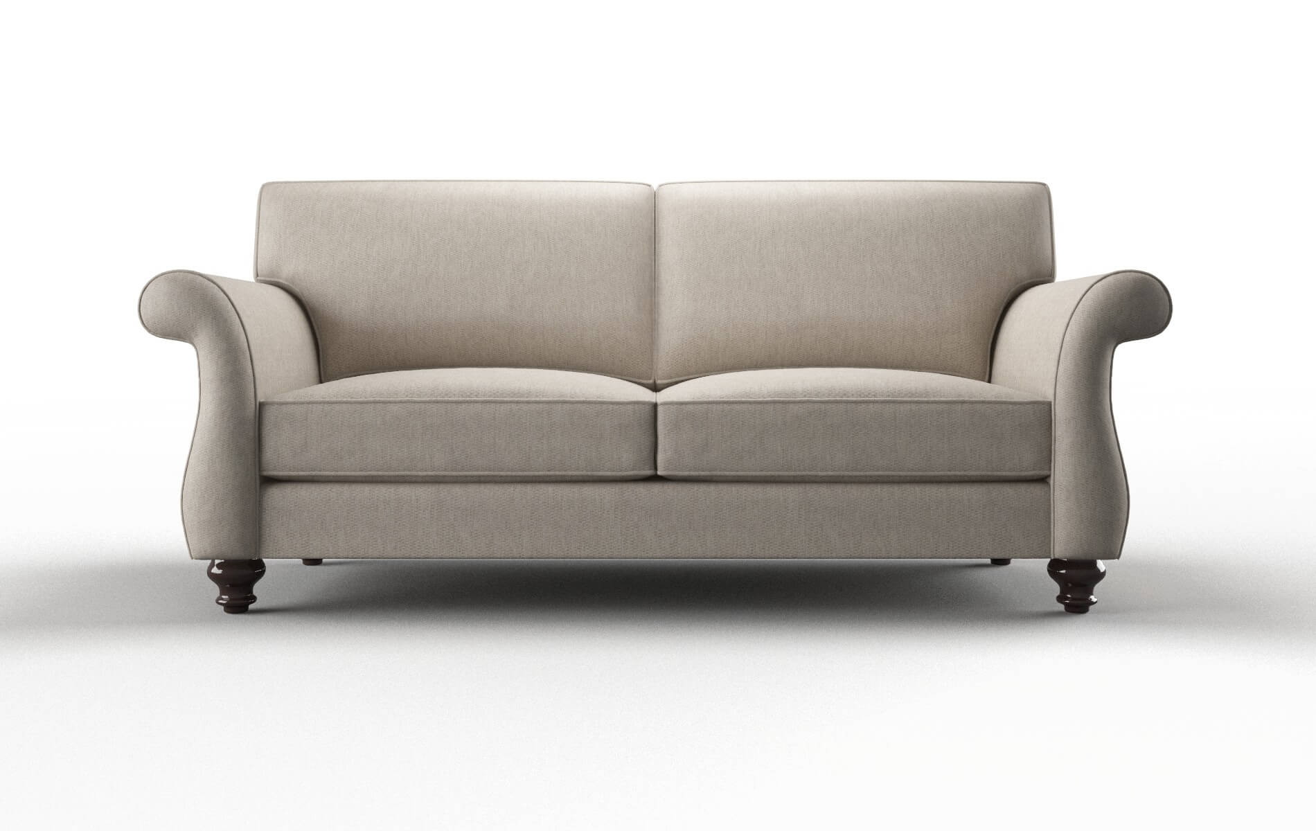 Pisa Derby linen Sofa Espresso Legs  1