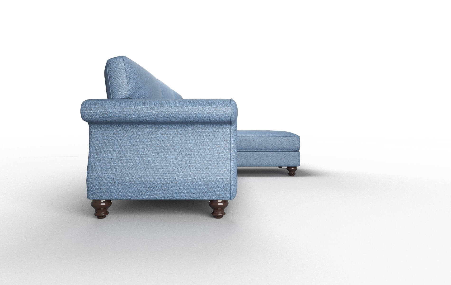 Pisa Derby Navy Panel espresso legs 3