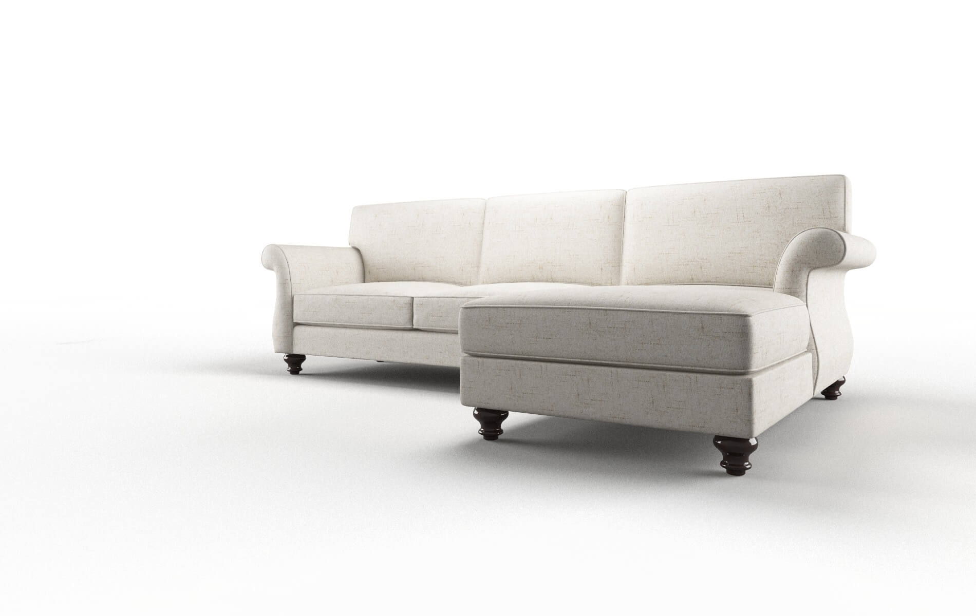 Pisa Derby Taupe Panel espresso legs 4