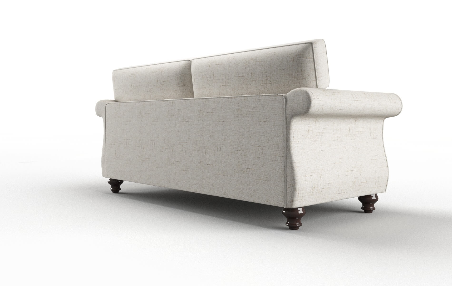 Pisa Derby Taupe Sofa espresso legs 5