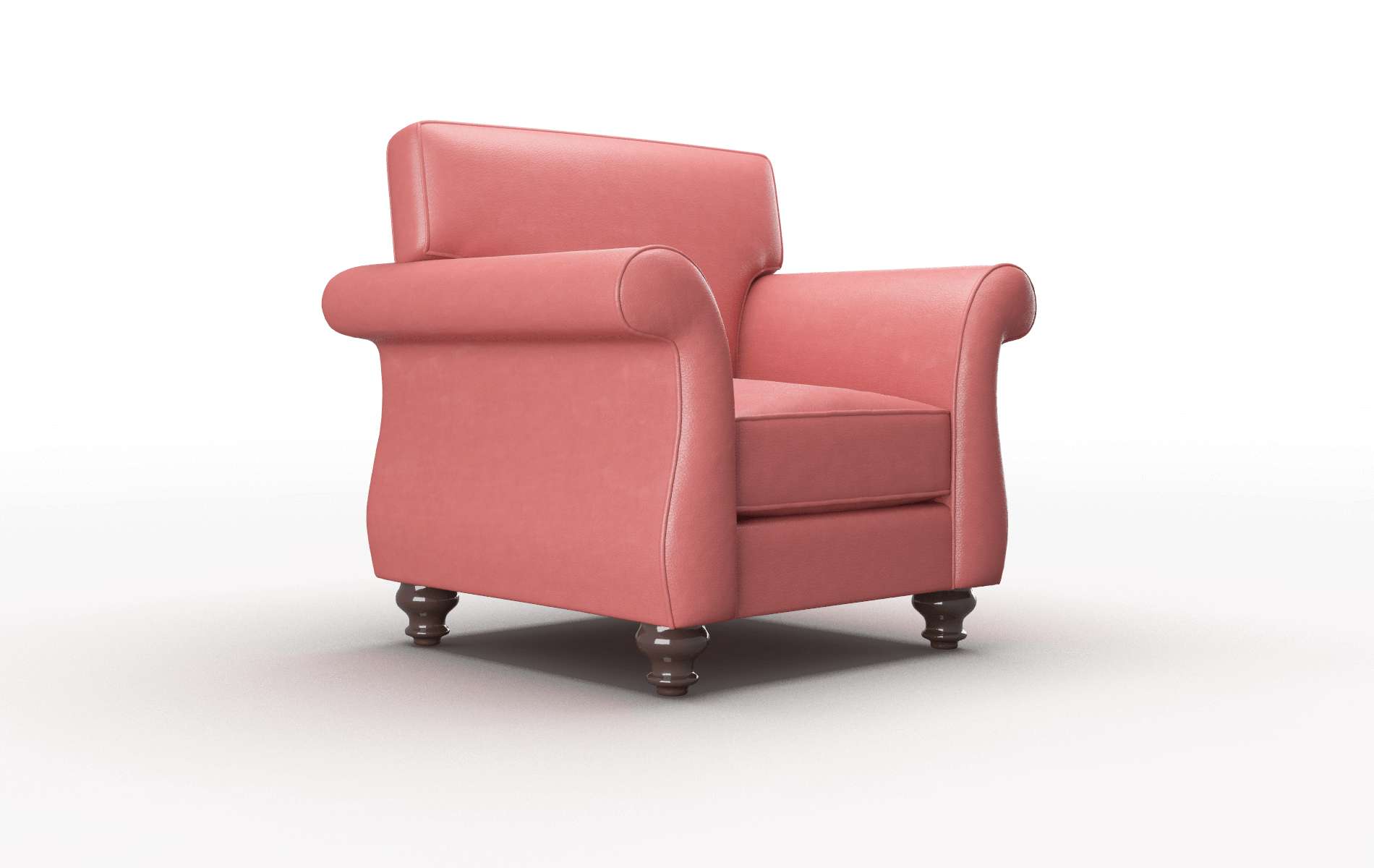 Pisa Dillion Cordovan Chair espresso legs 2