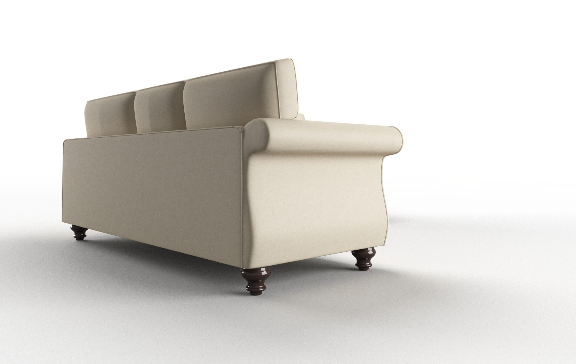 Pisa Dream_d Almond Sectional espresso legs 3